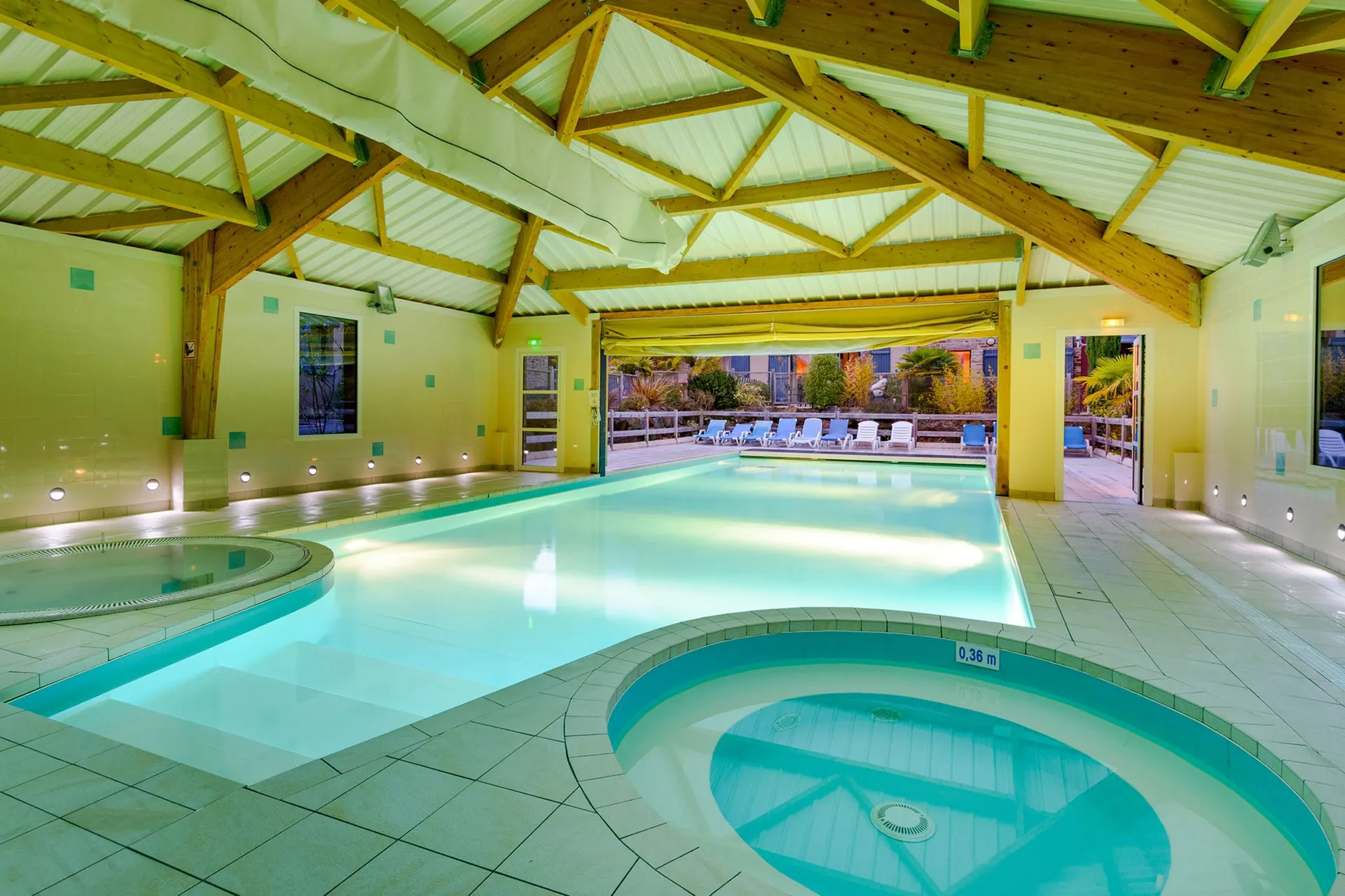 Piscine maison de vacances