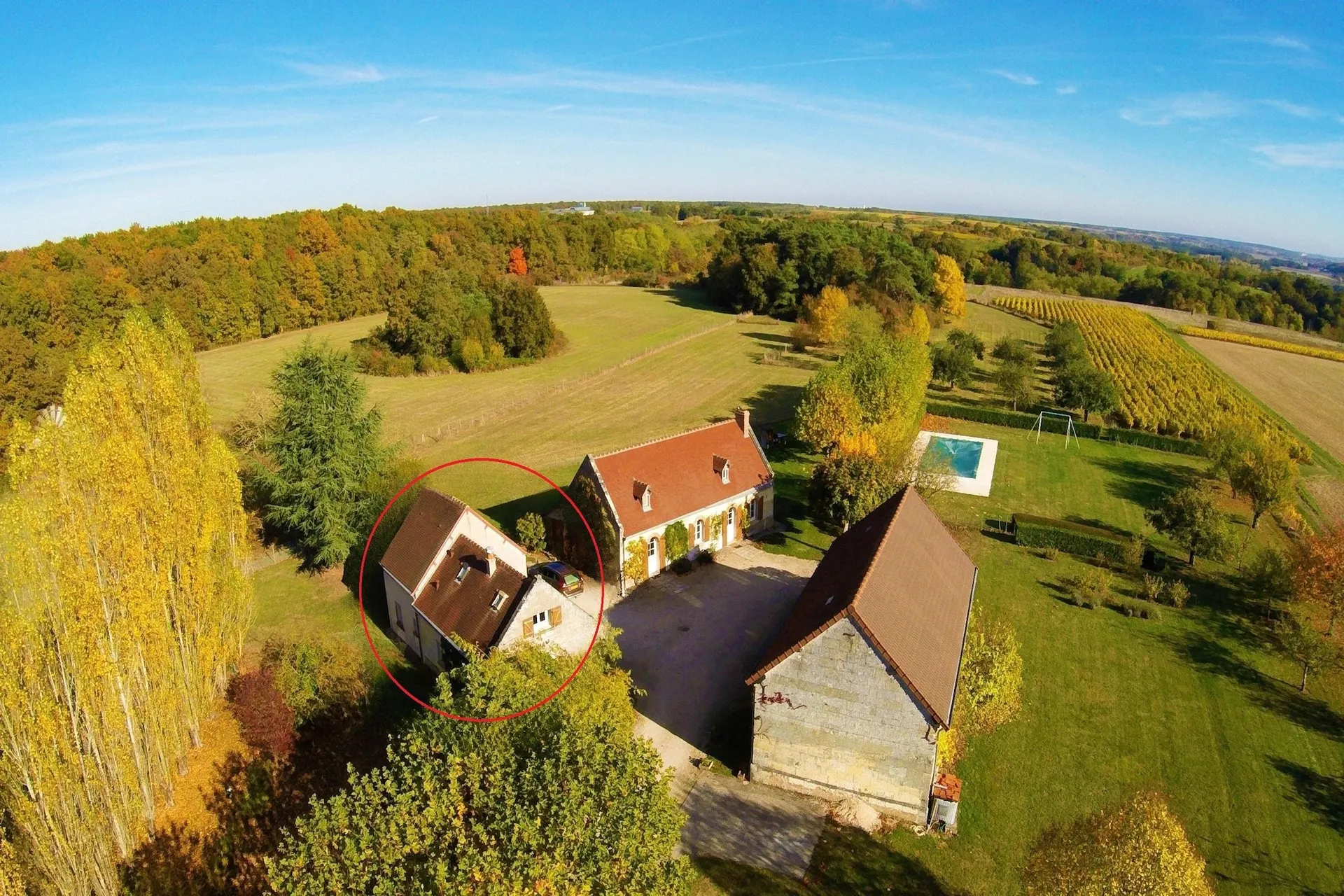 Extérieur maison de vacances (été)