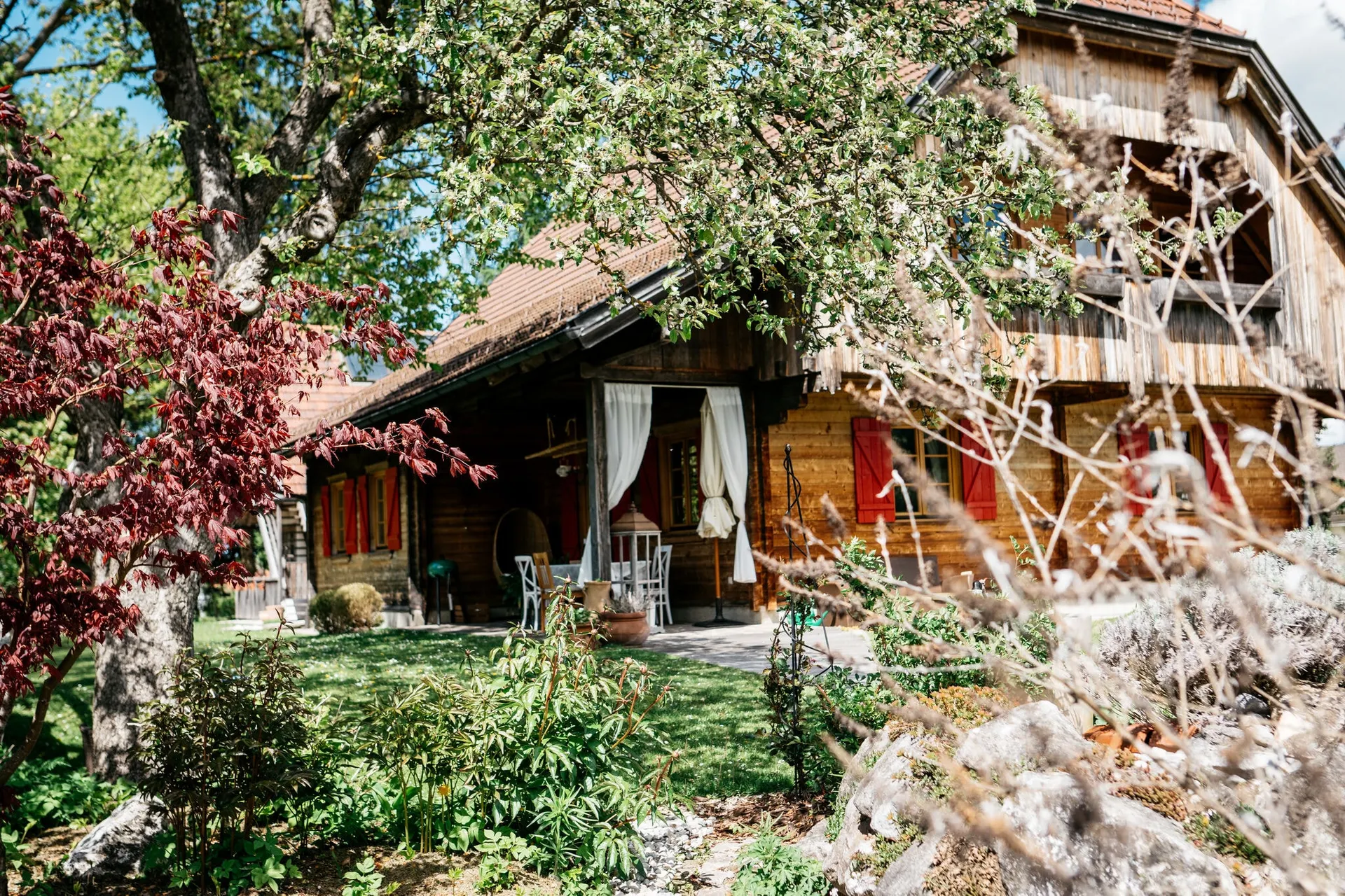 Exterieur vakantiehuis (zomer)