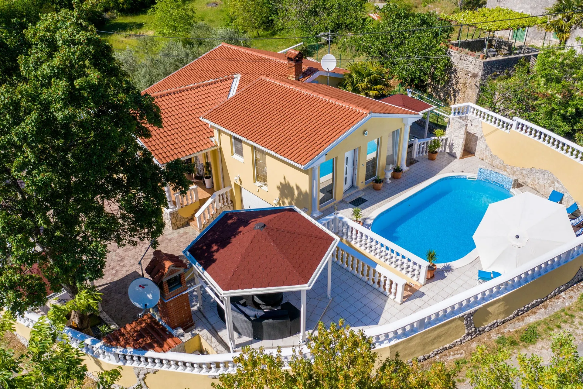 Extérieur maison de vacances (été)