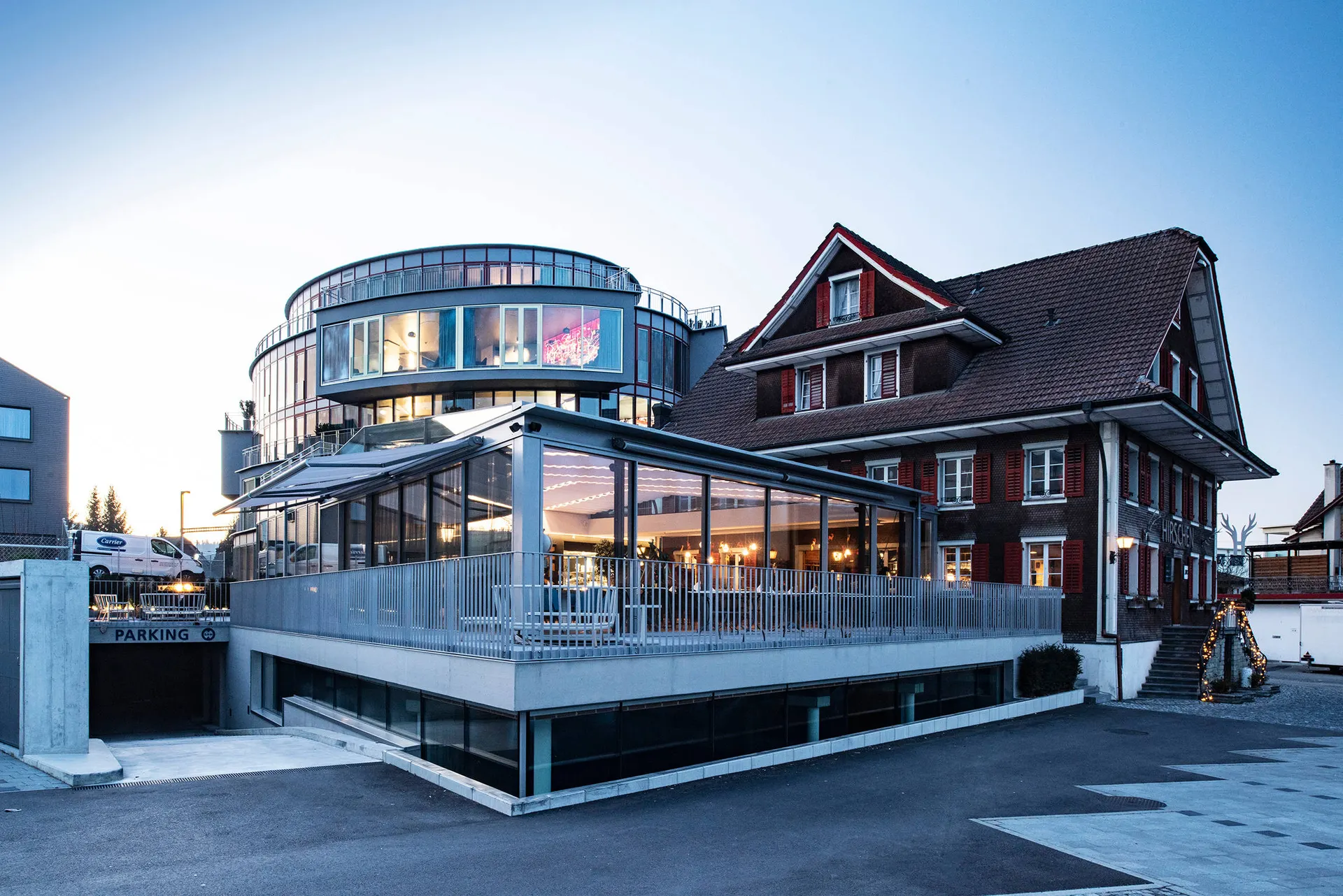 Buitenzijde hotel