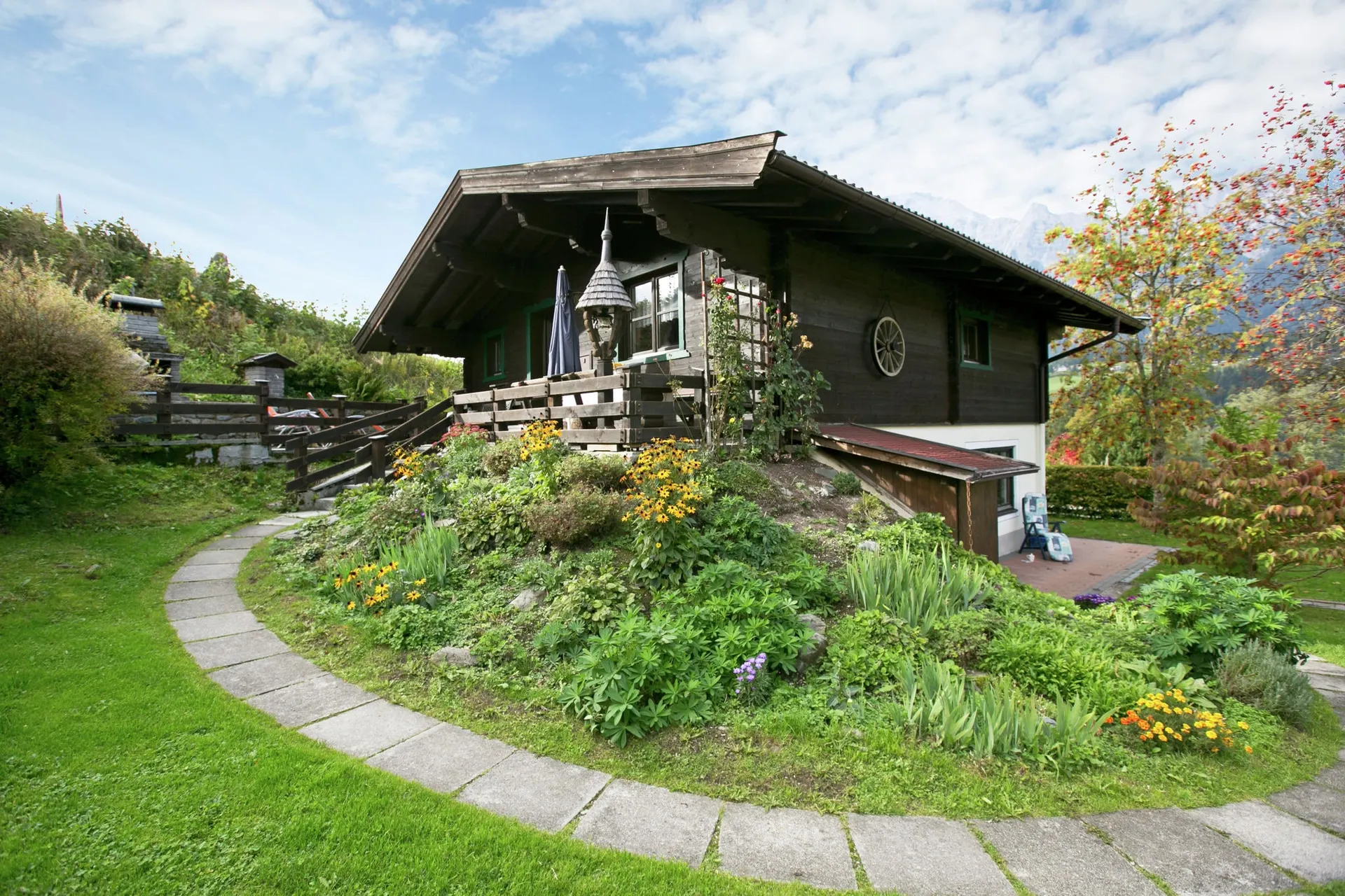 Exterieur vakantiehuis (zomer)