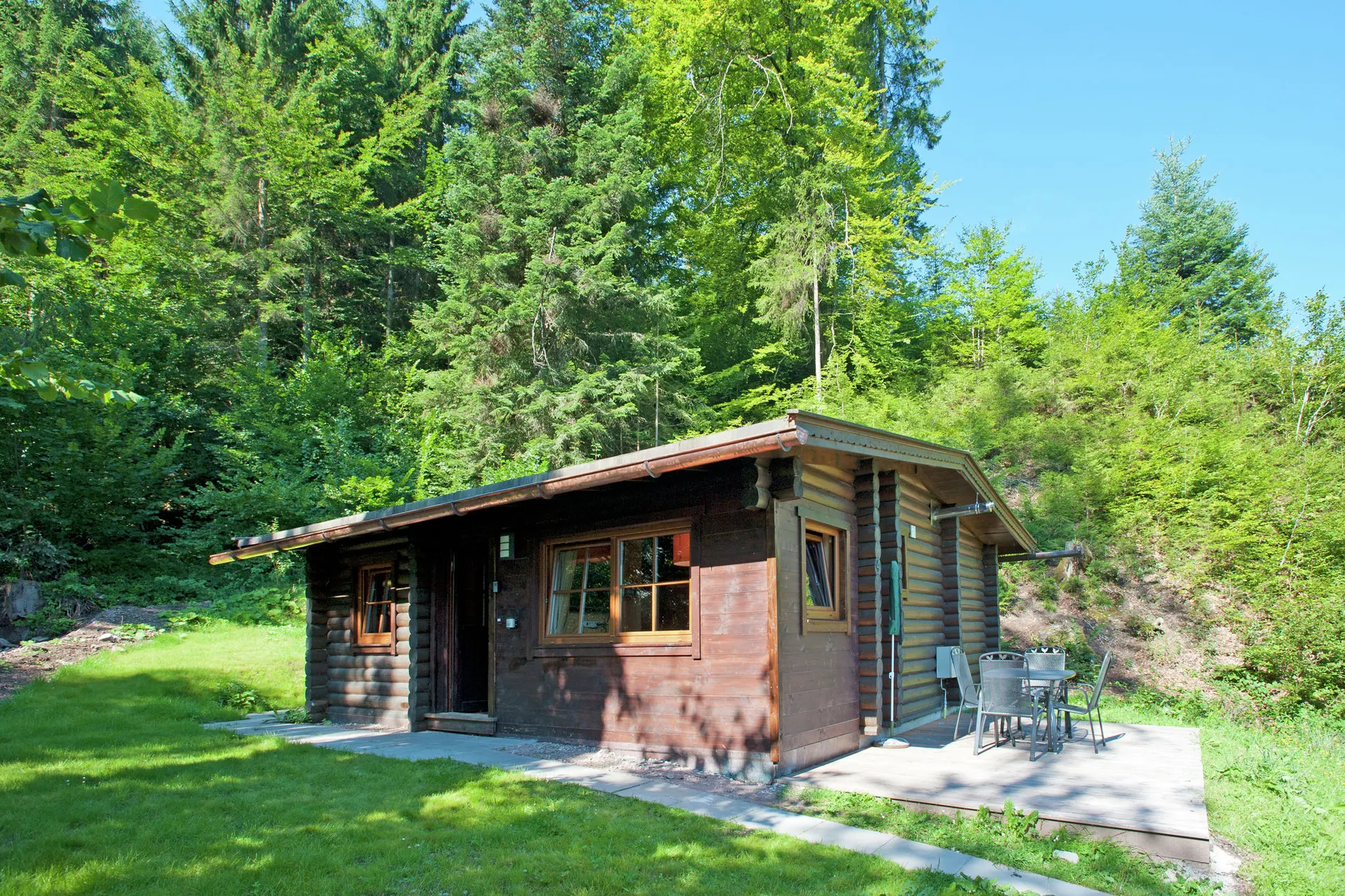 Exterieur vakantiehuis (zomer)