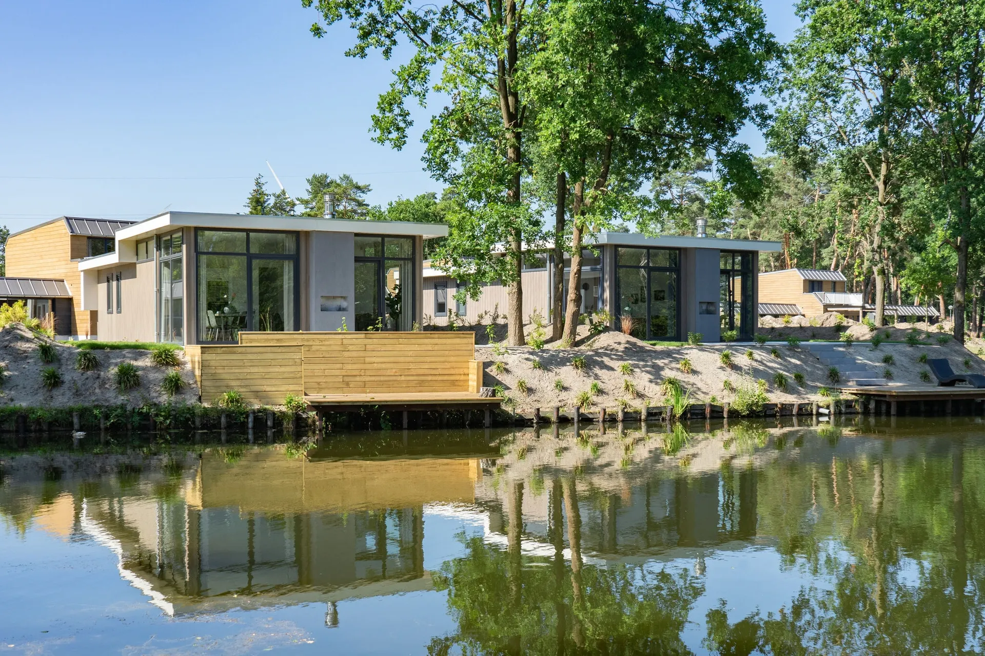 Exterieur vakantiehuis (zomer)