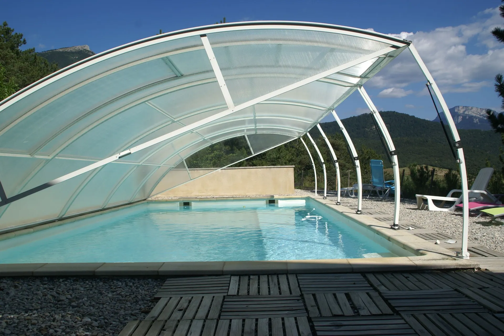 Piscine maison de vacances