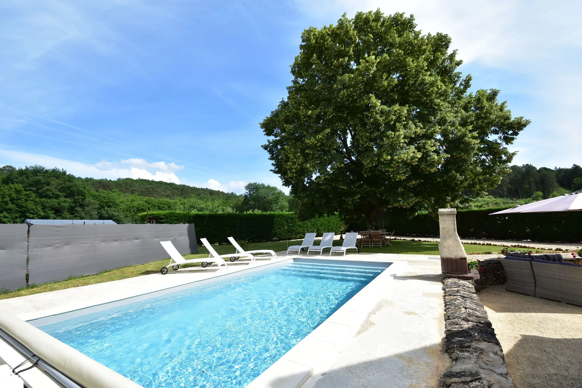Piscine maison de vacances