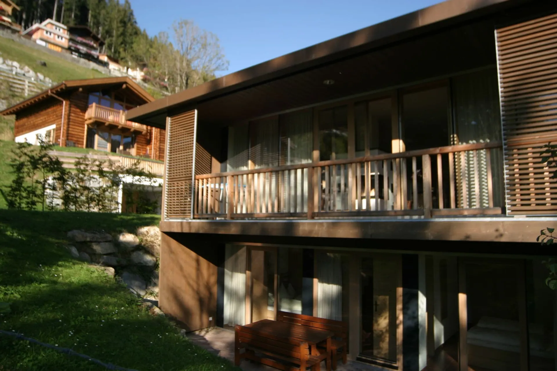 Exterieur vakantiehuis (zomer)