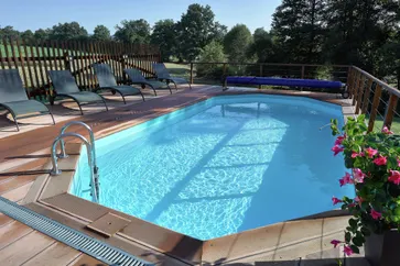 Piscine maison de vacances
