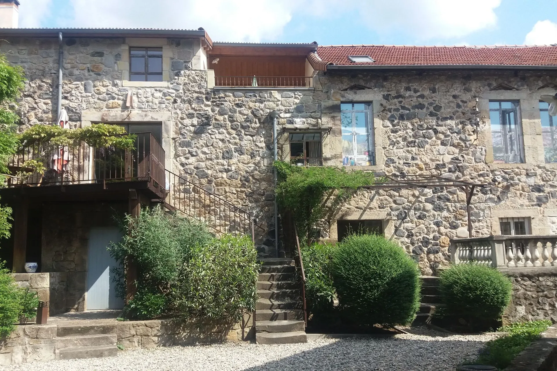 Exterieur vakantiehuis (zomer)