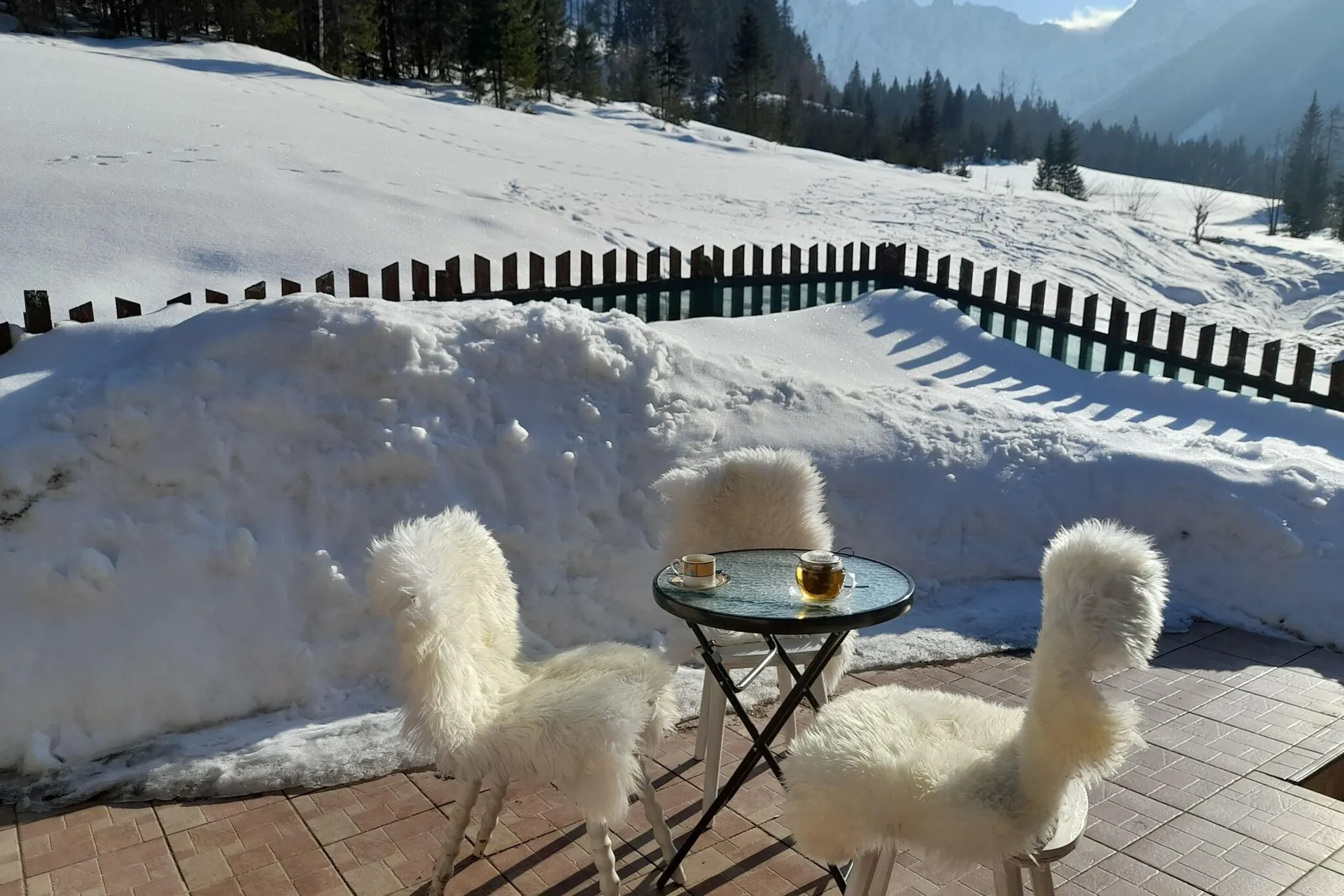 Extérieur maison de vacances (hiver)