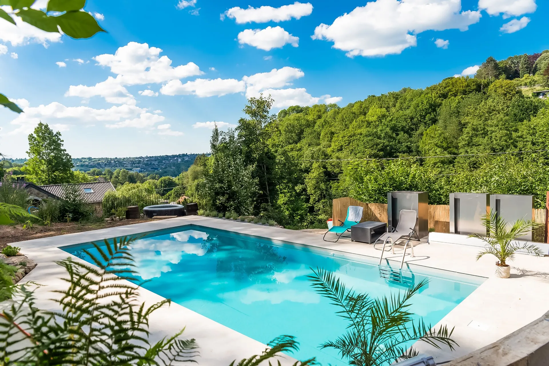 Piscine maison de vacances