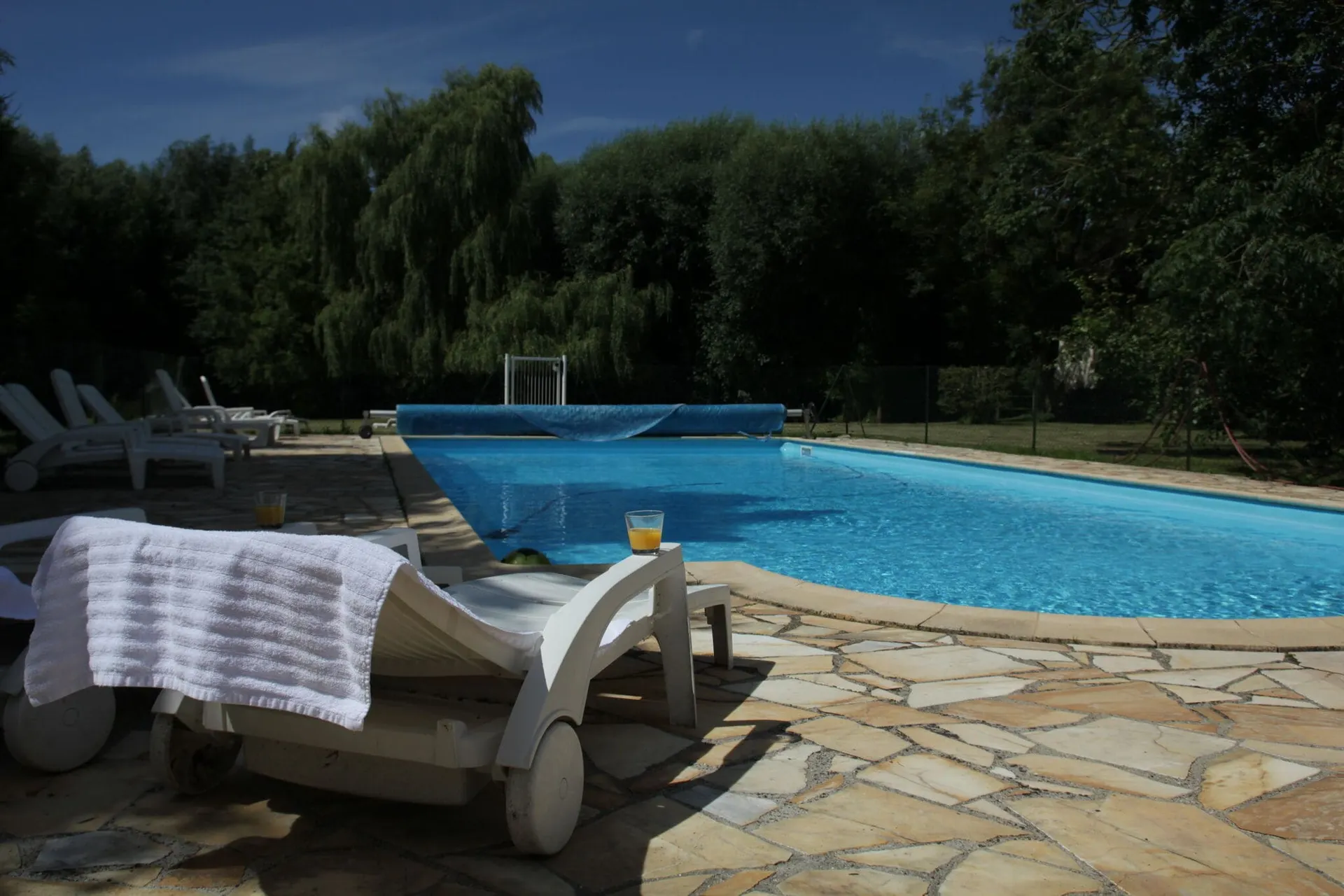 Piscine maison de vacances