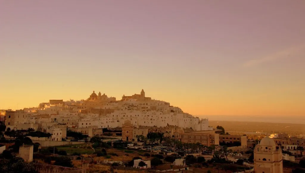 ostuni zonsopkomst