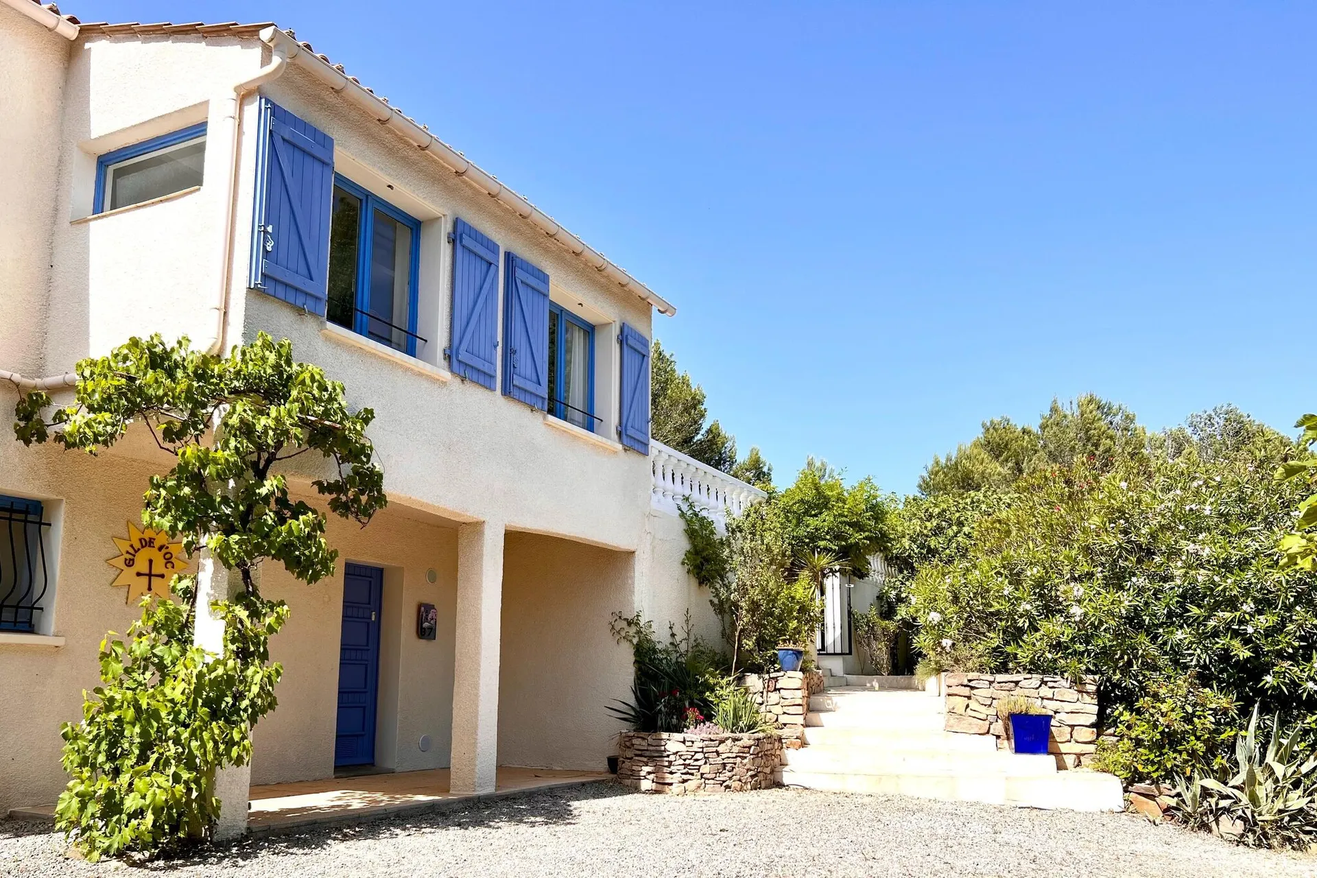 Exterieur vakantiehuis (zomer)
