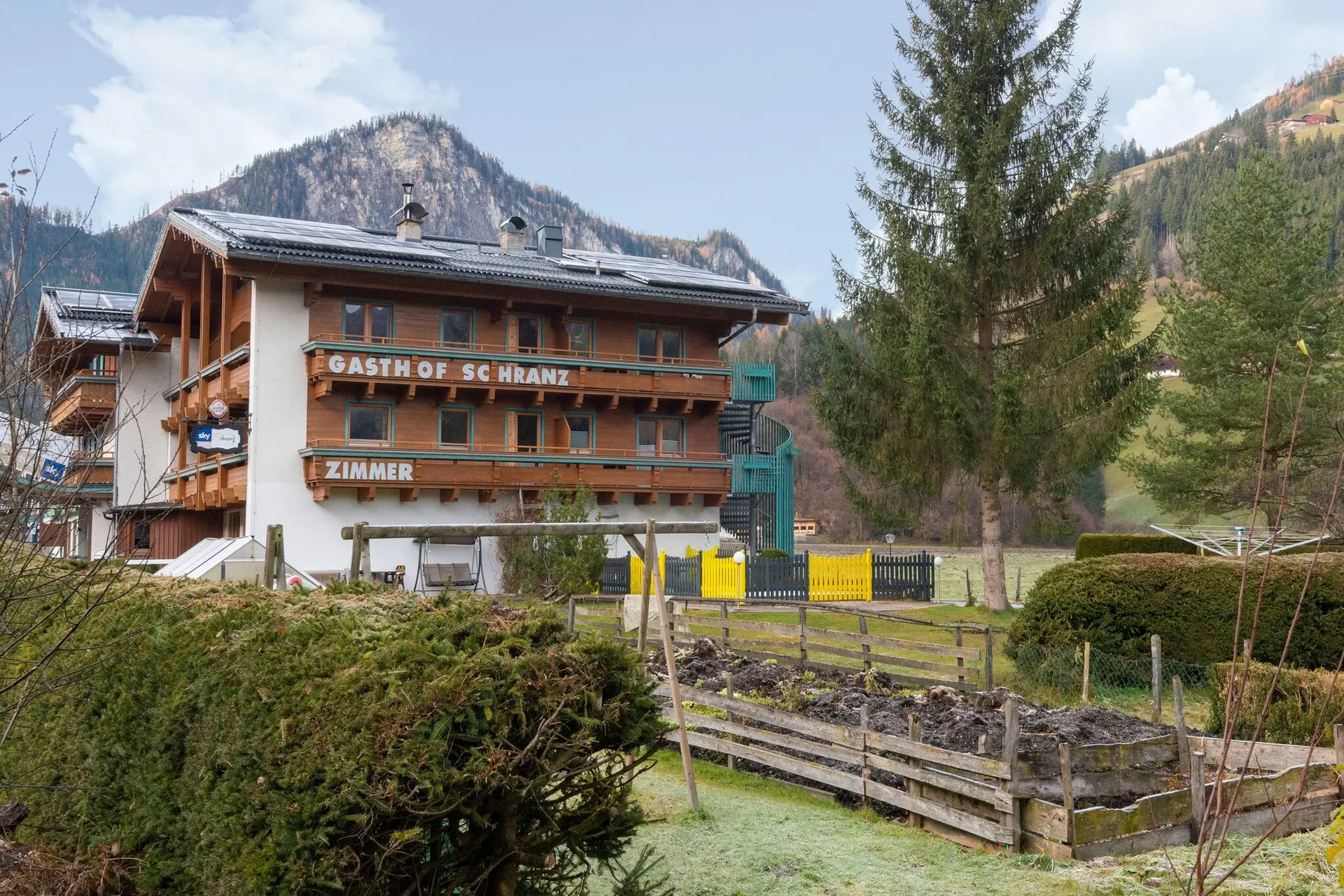 Exterieur vakantiehuis (zomer)