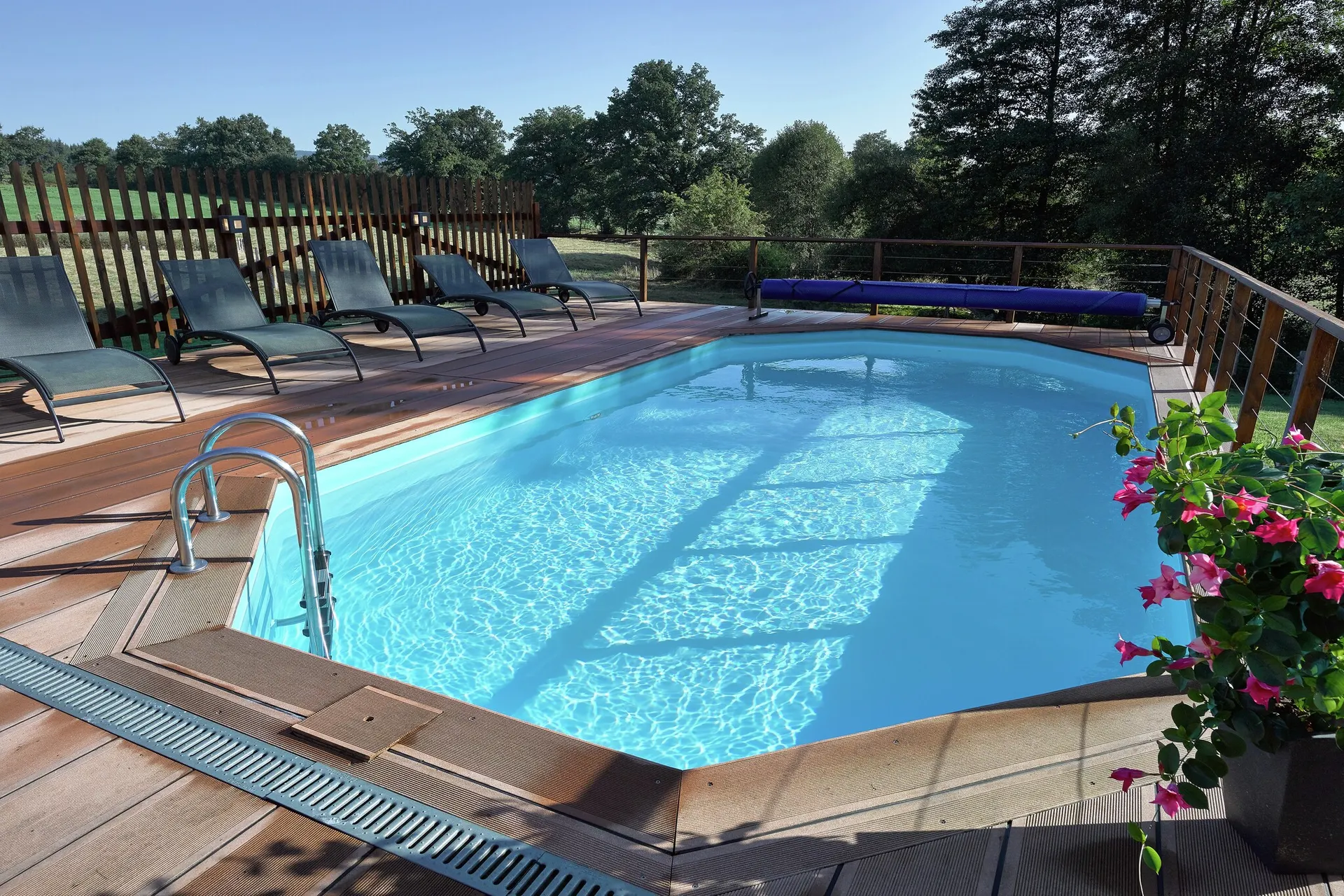 Piscine maison de vacances