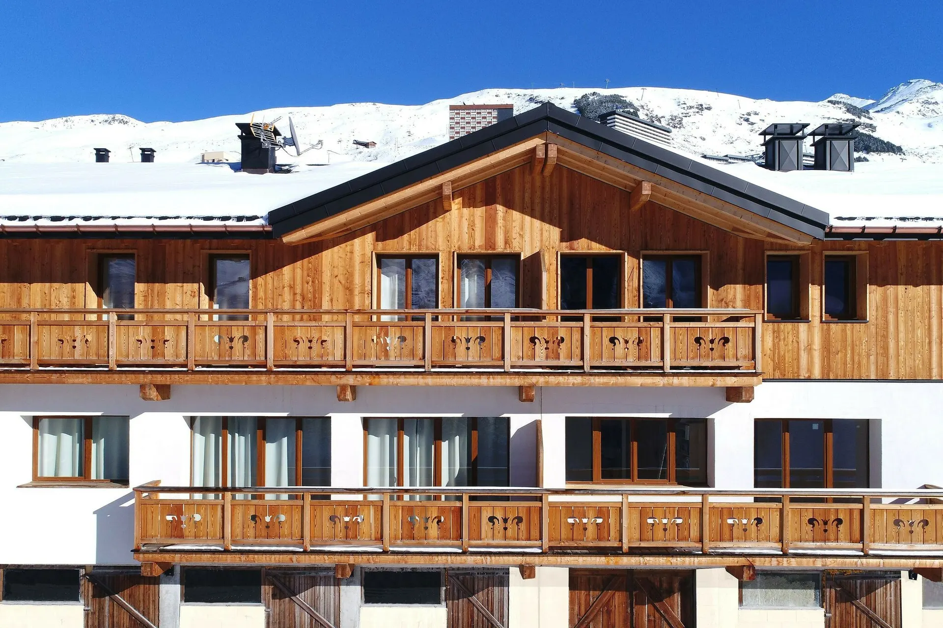 Extérieur maison de vacances (hiver)