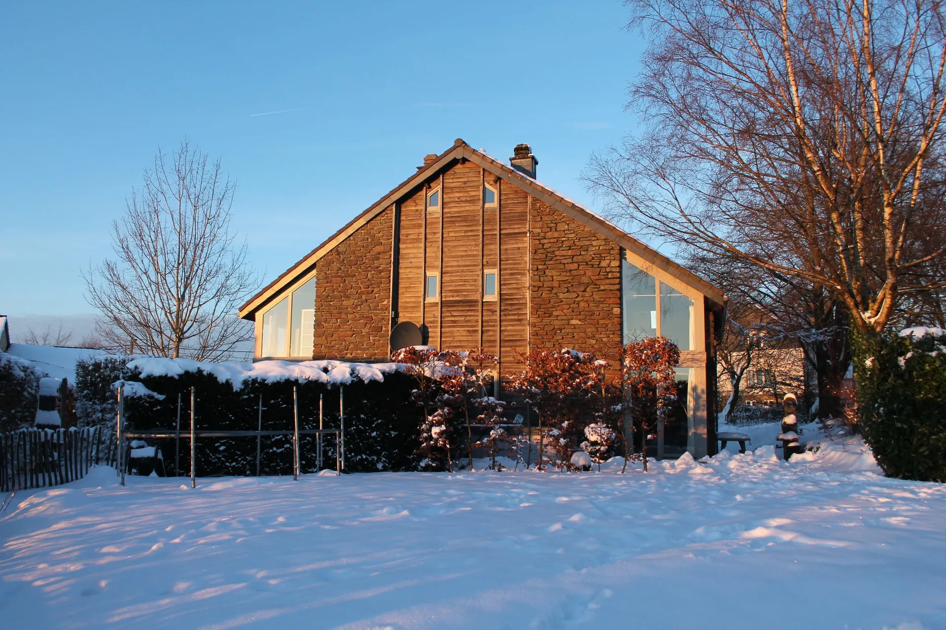 Extérieur maison de vacances (hiver)