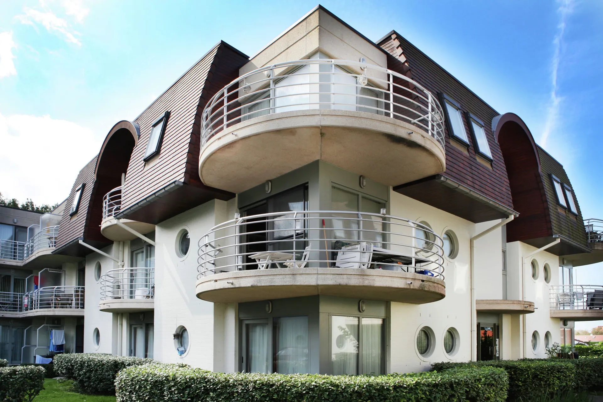 Exterieur vakantiehuis (zomer)