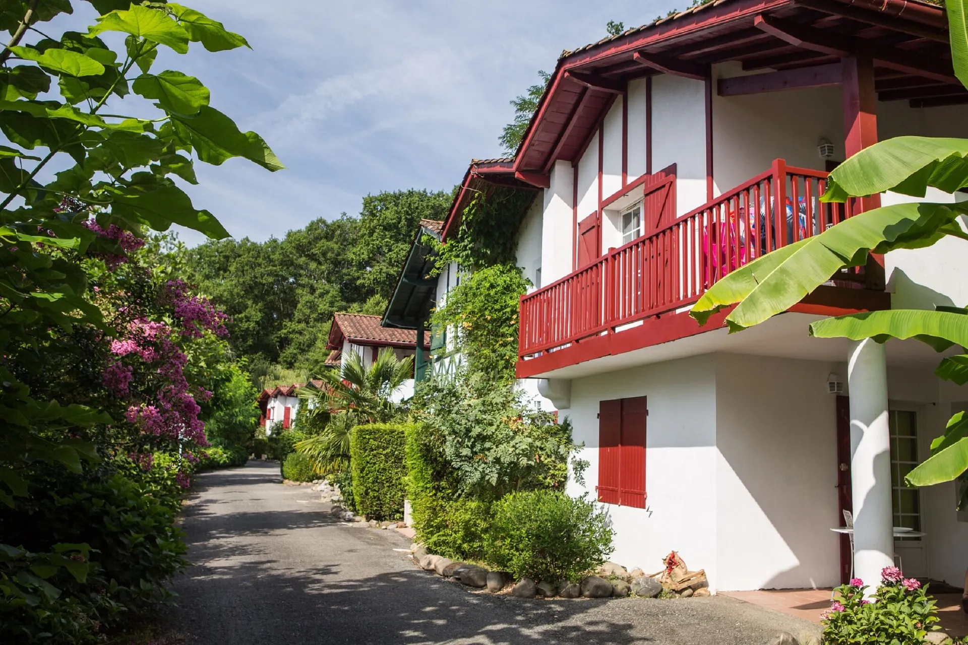 Exterieur vakantiehuis (zomer)