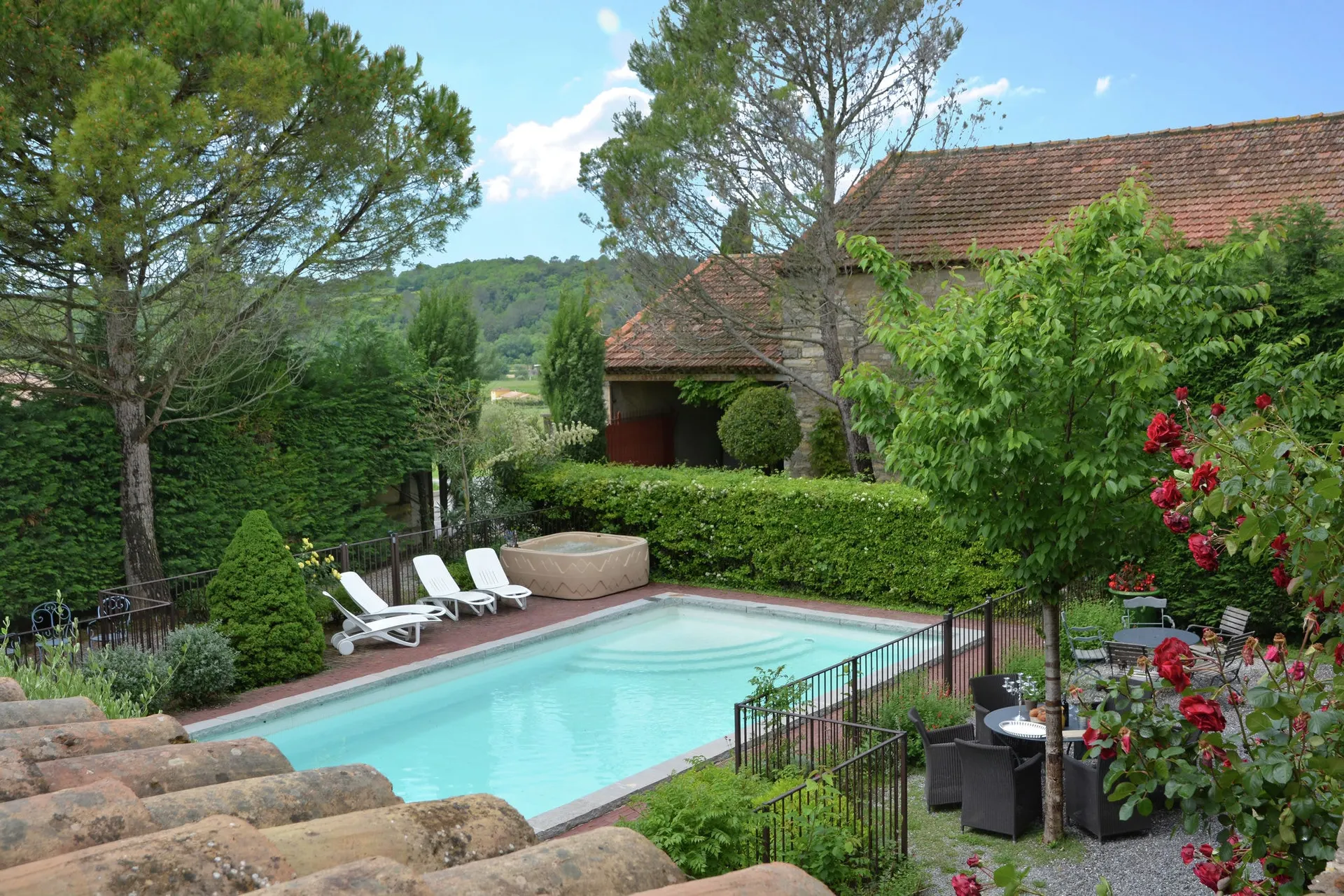 Piscine maison de vacances