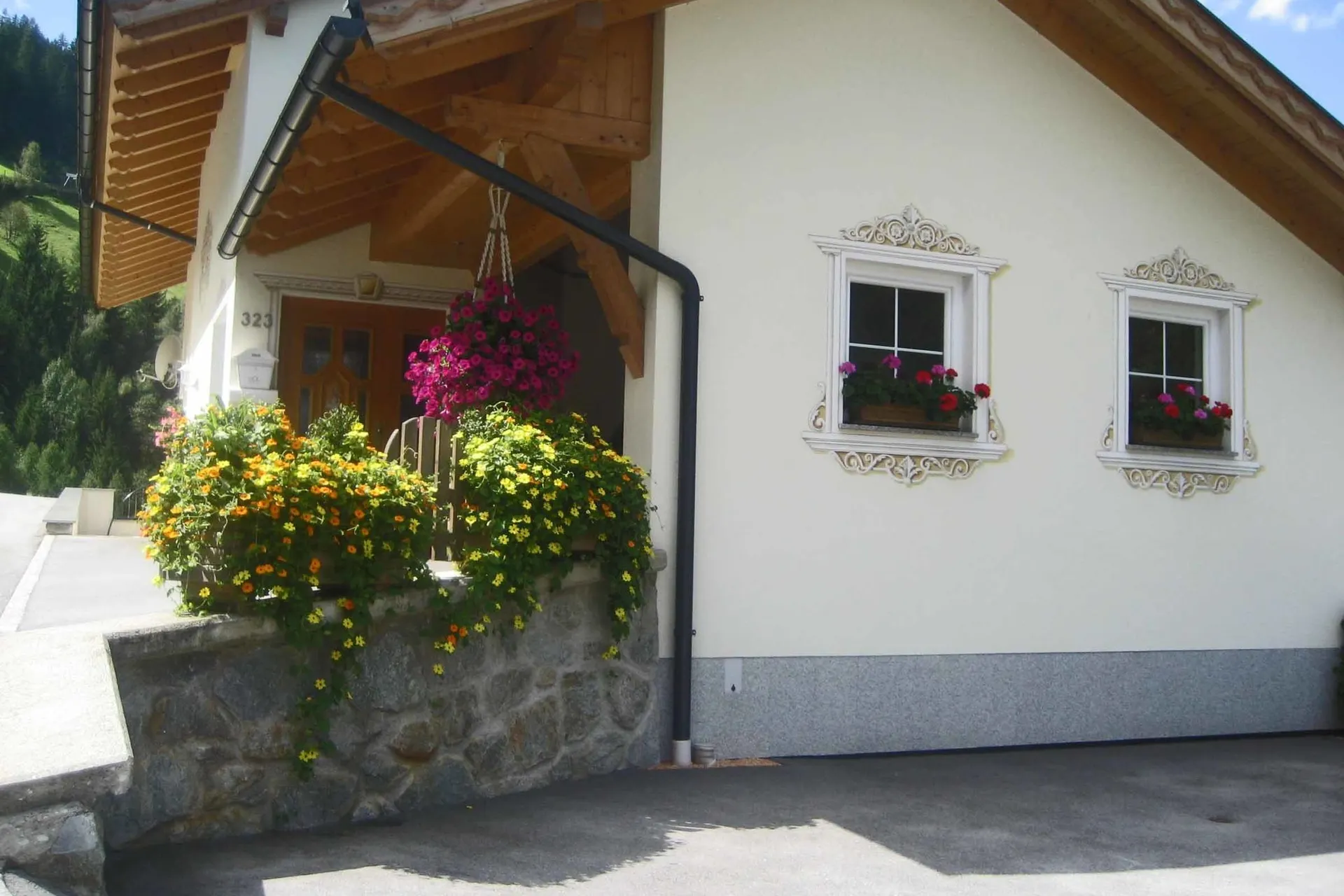 Exterieur vakantiehuis (zomer)