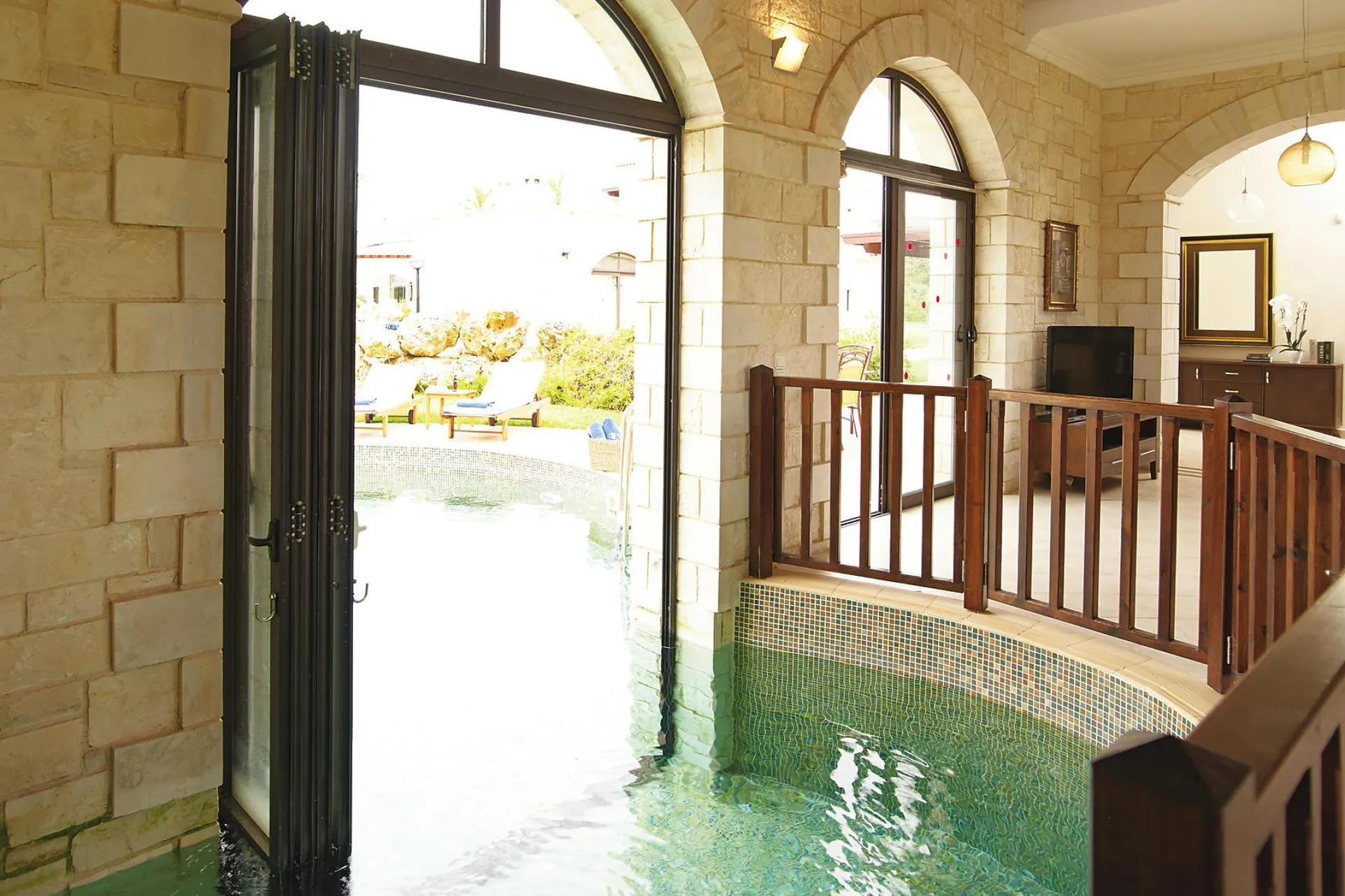 Piscine maison de vacances