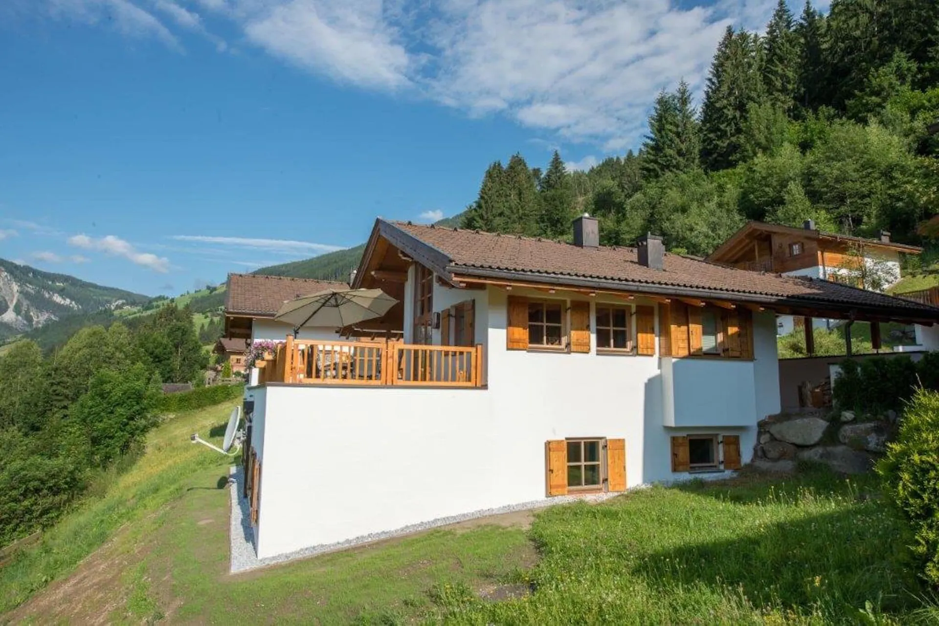 Exterieur vakantiehuis (zomer)
