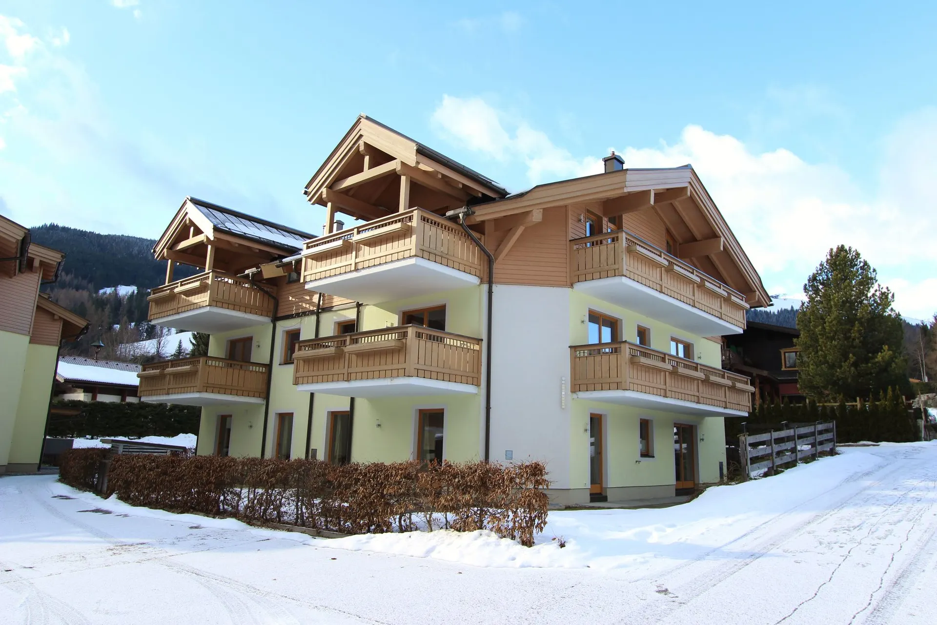 Extérieur maison de vacances (hiver)