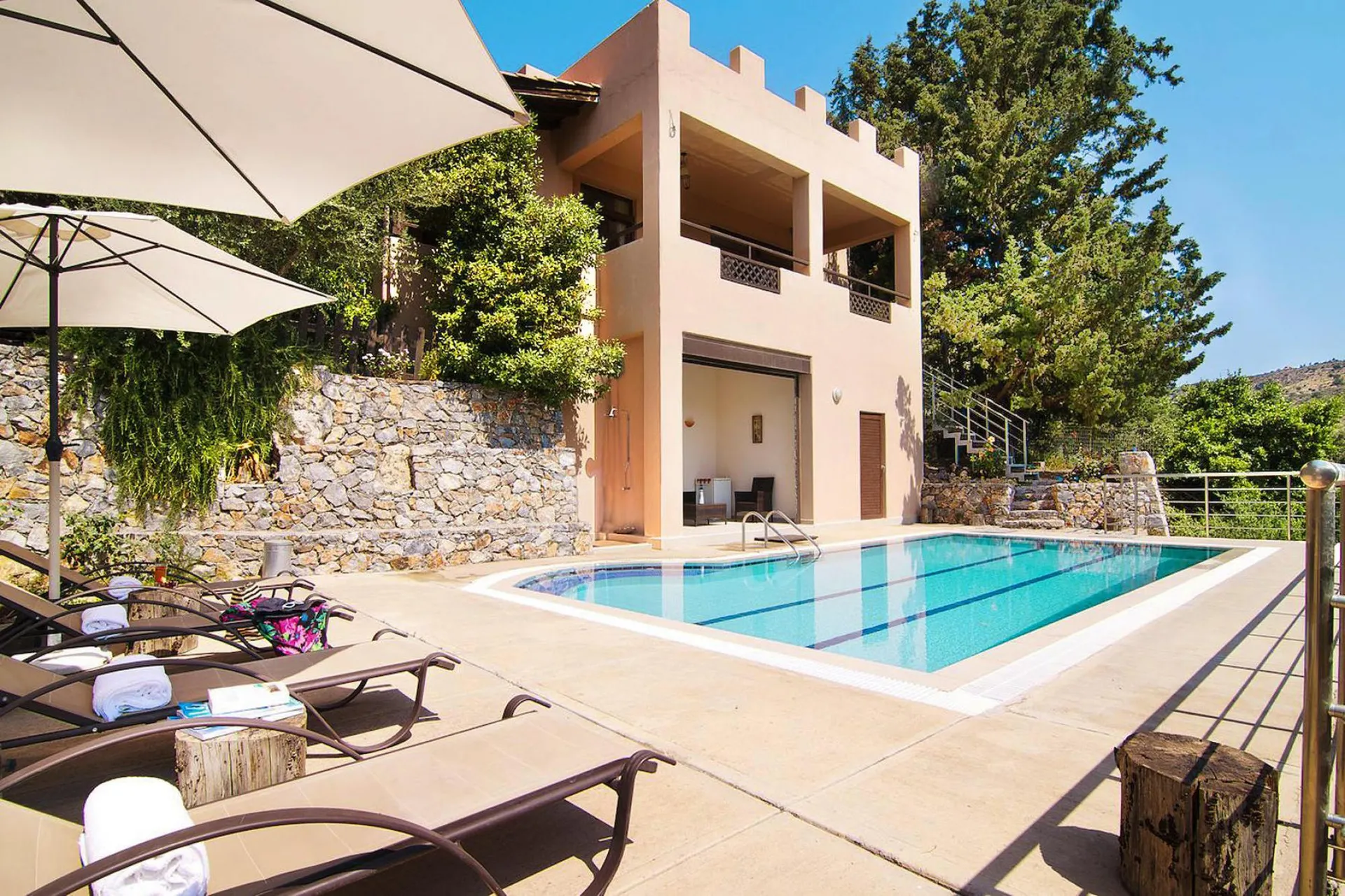 Piscine maison de vacances