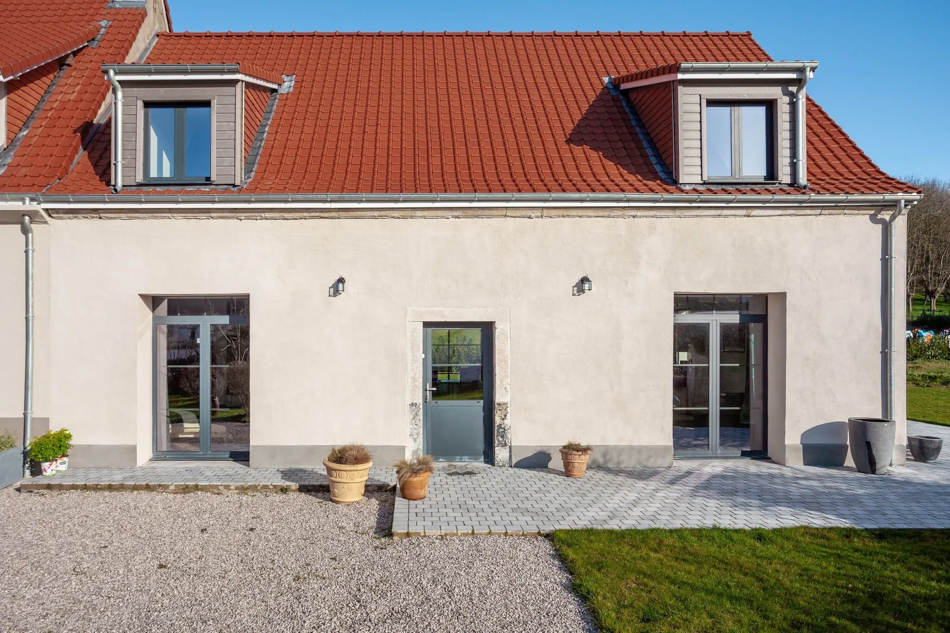 Exterieur vakantiehuis (zomer)