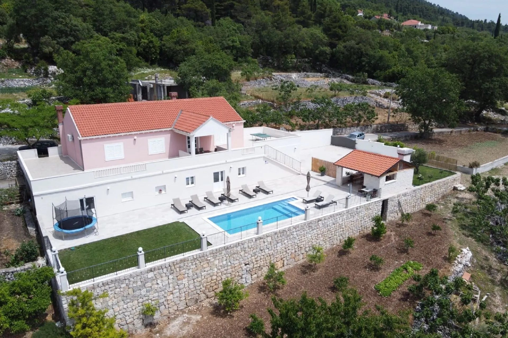 Extérieur maison de vacances (été)