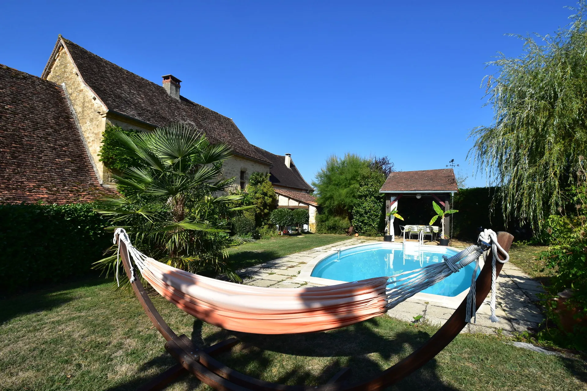 Piscine maison de vacances