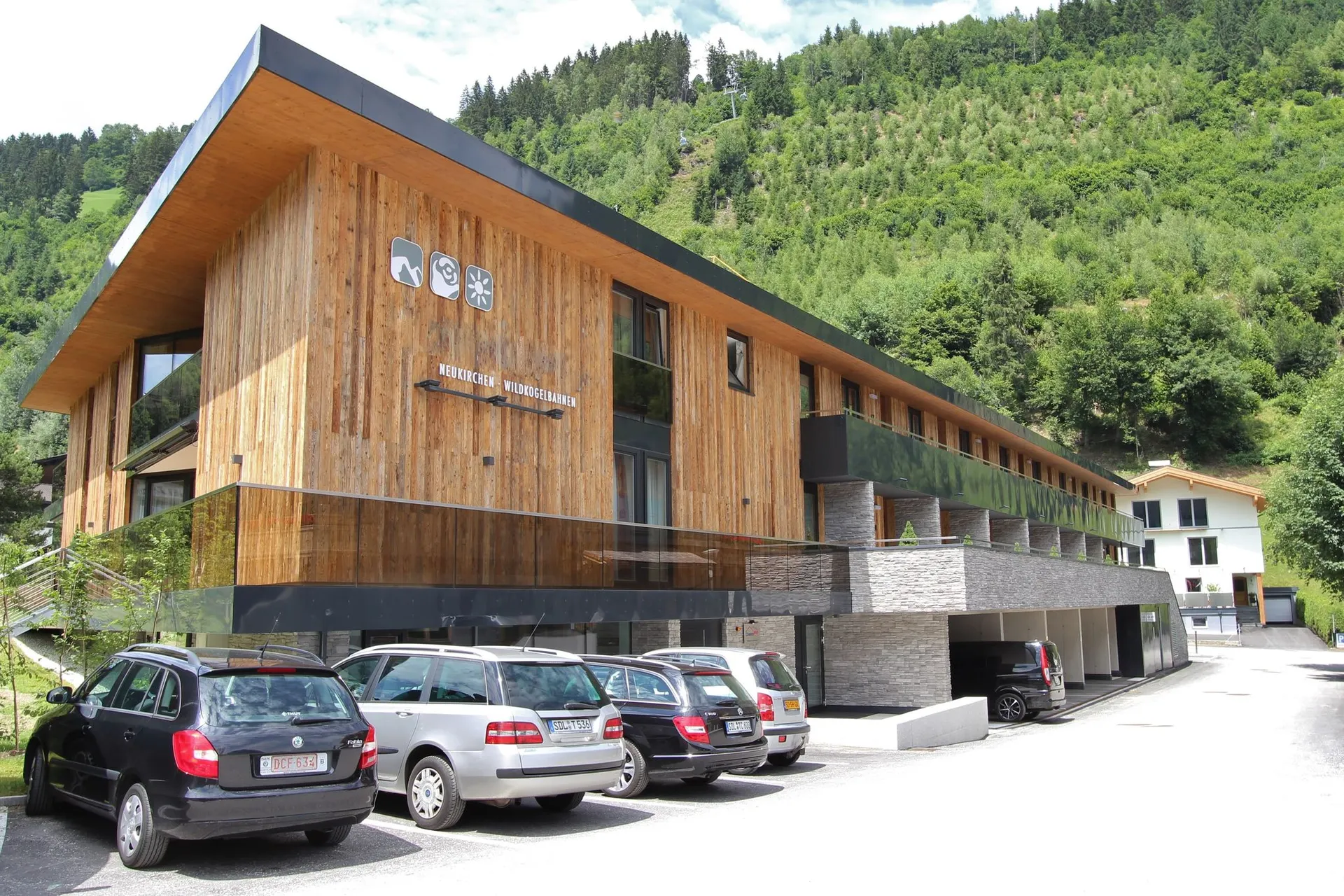 Exterieur vakantiehuis (zomer)