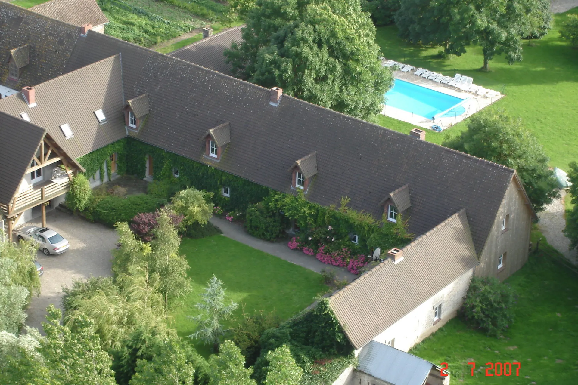 Extérieur maison de vacances (été)