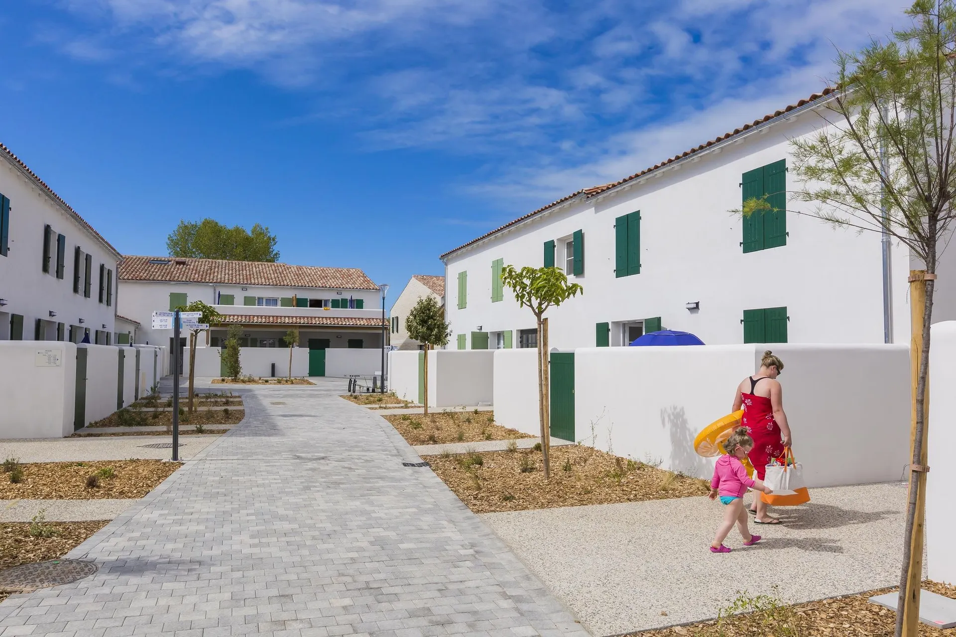 Extérieur maison de vacances (été)