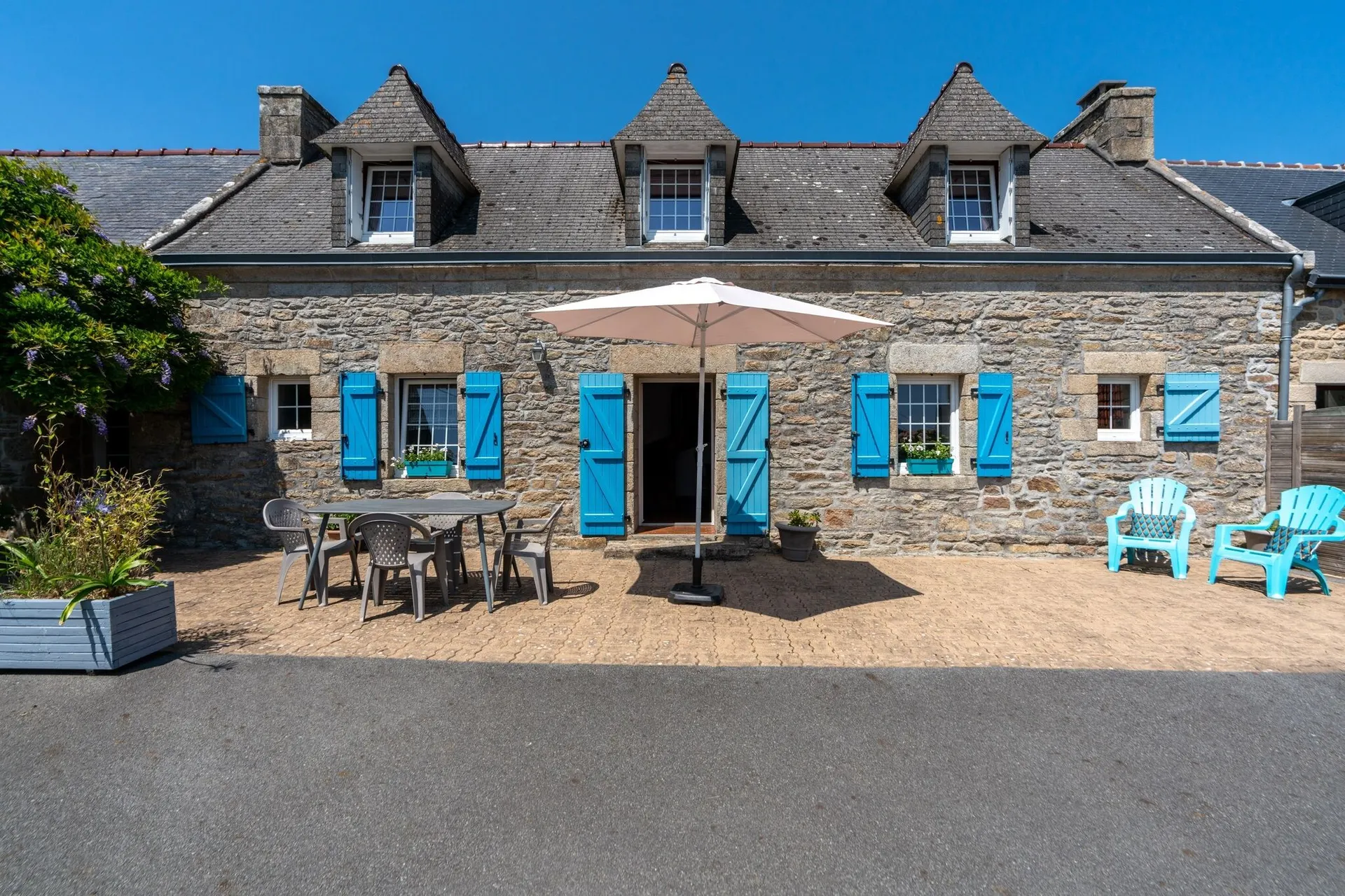 Extérieur maison de vacances (été)