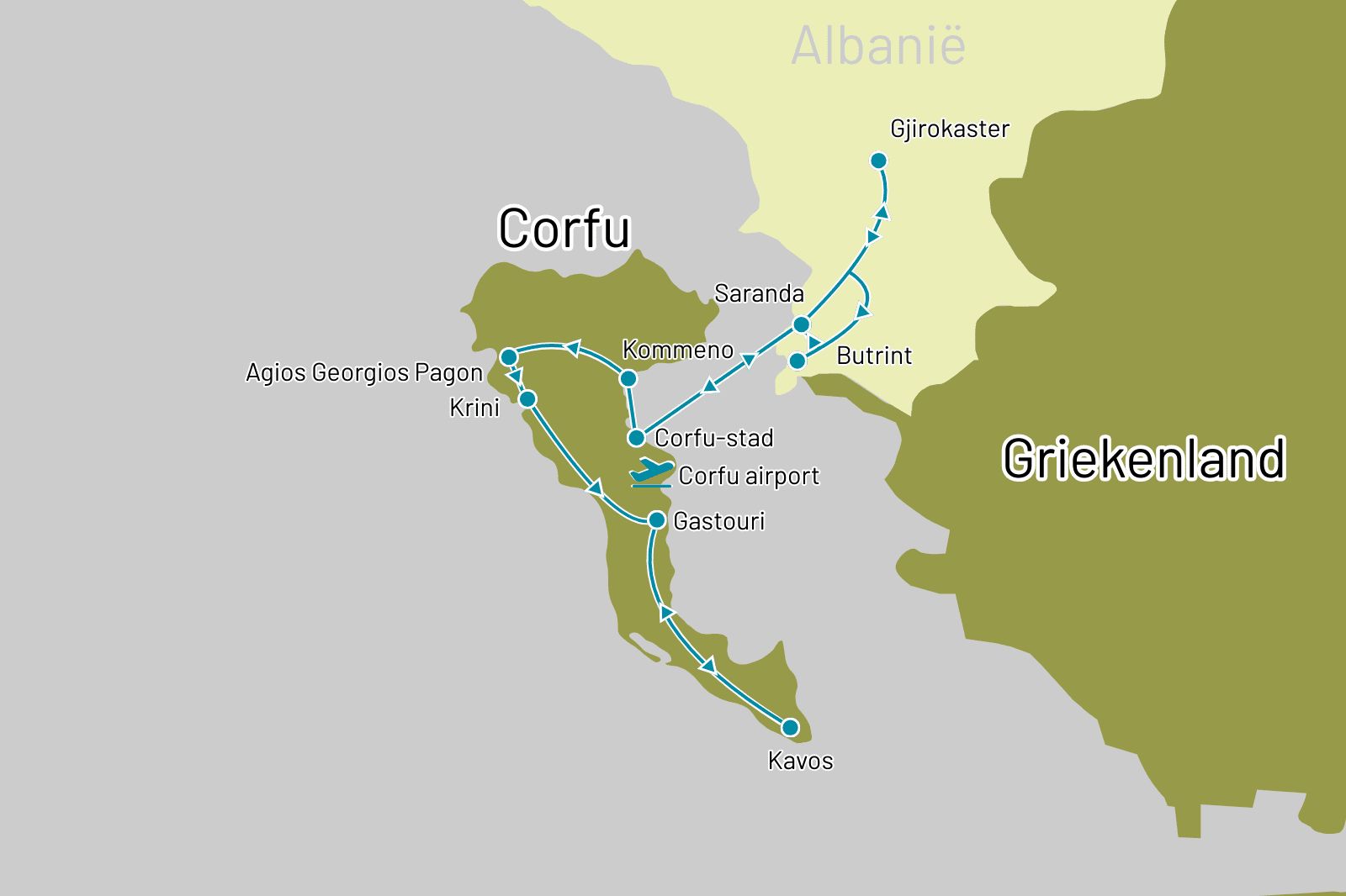 Privérondreis Corfu & onbekend Albanië , foto 3