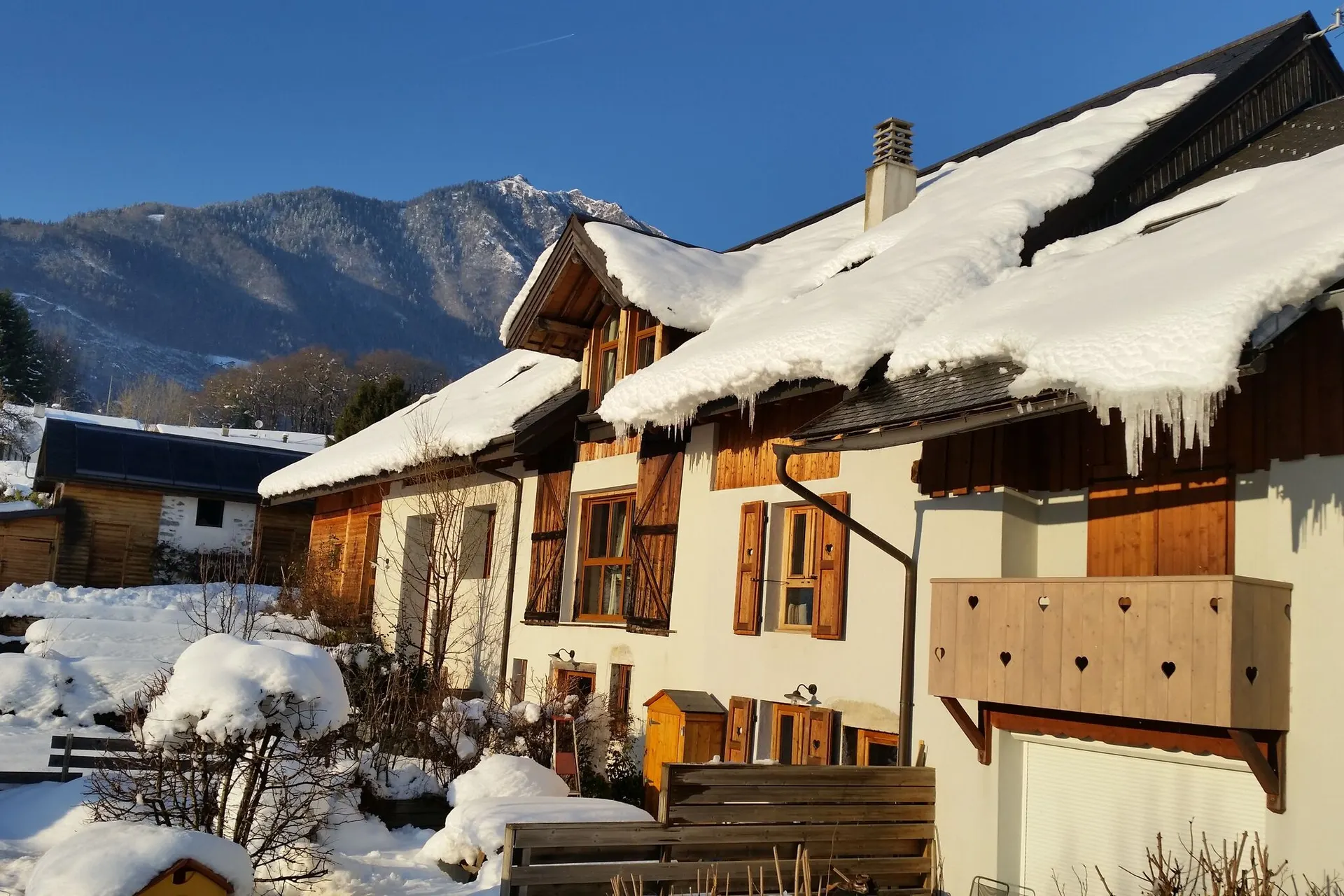Extérieur maison de vacances (hiver)