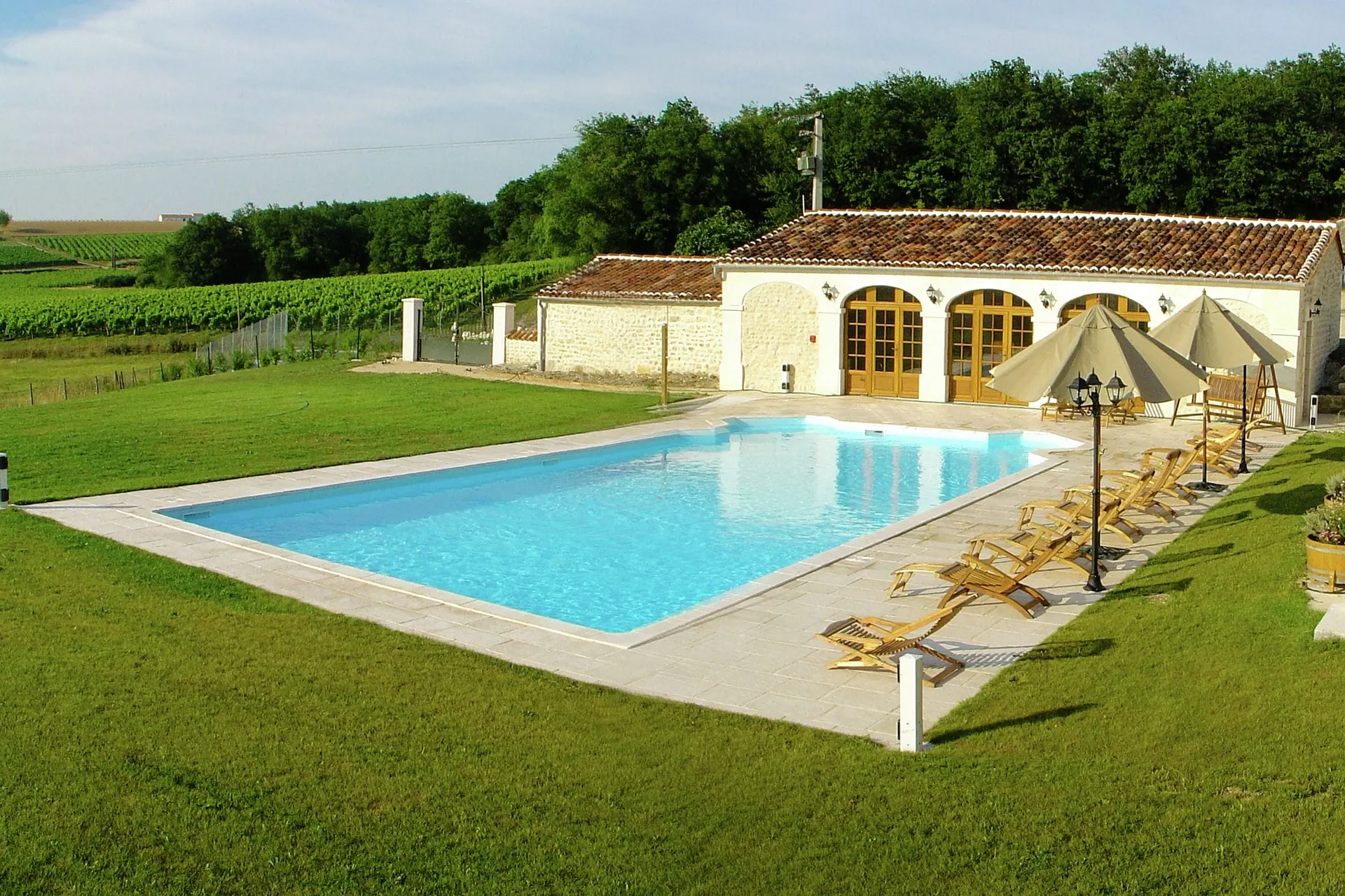 Piscine maison de vacances