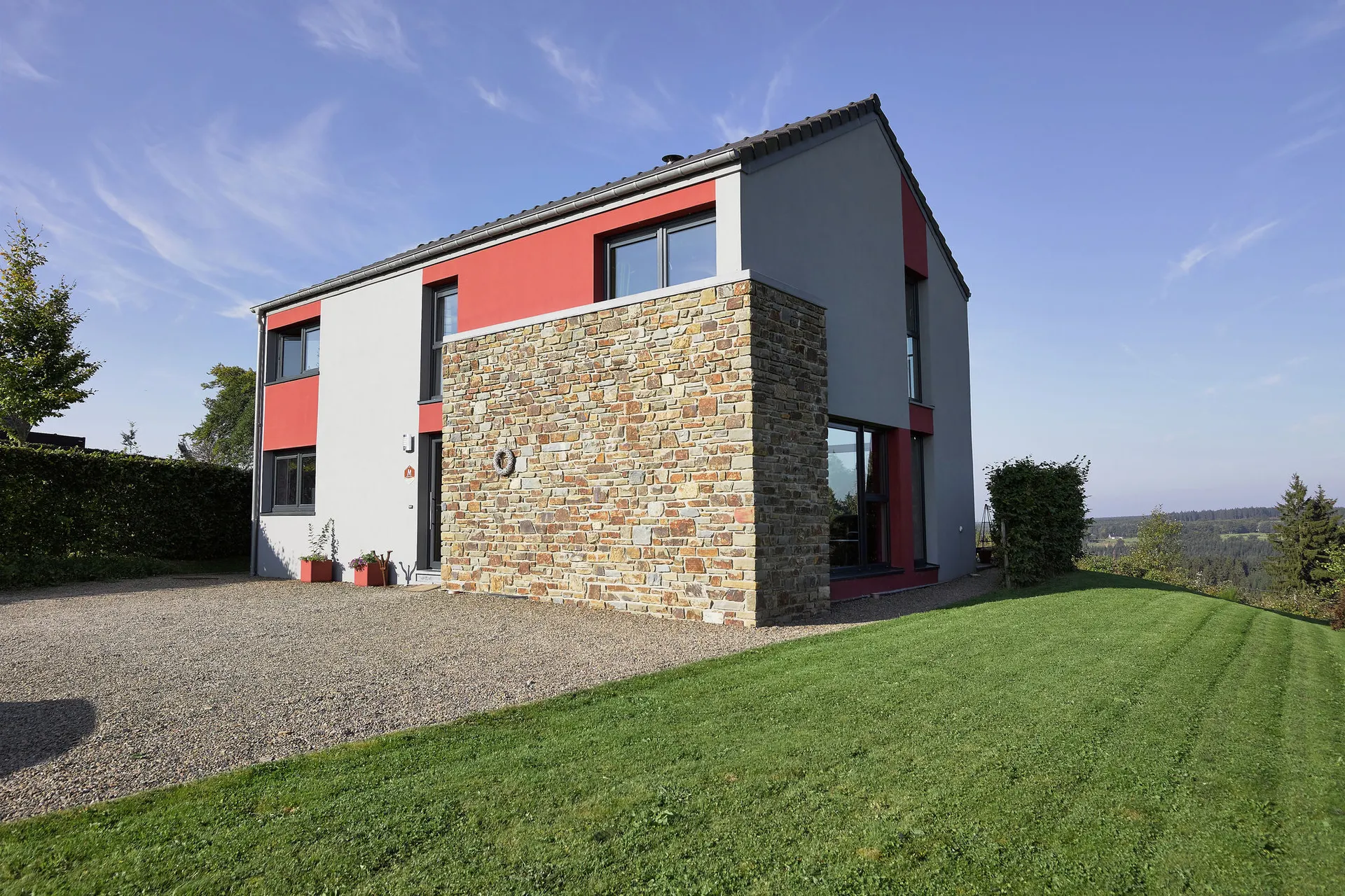 Exterieur vakantiehuis (zomer)