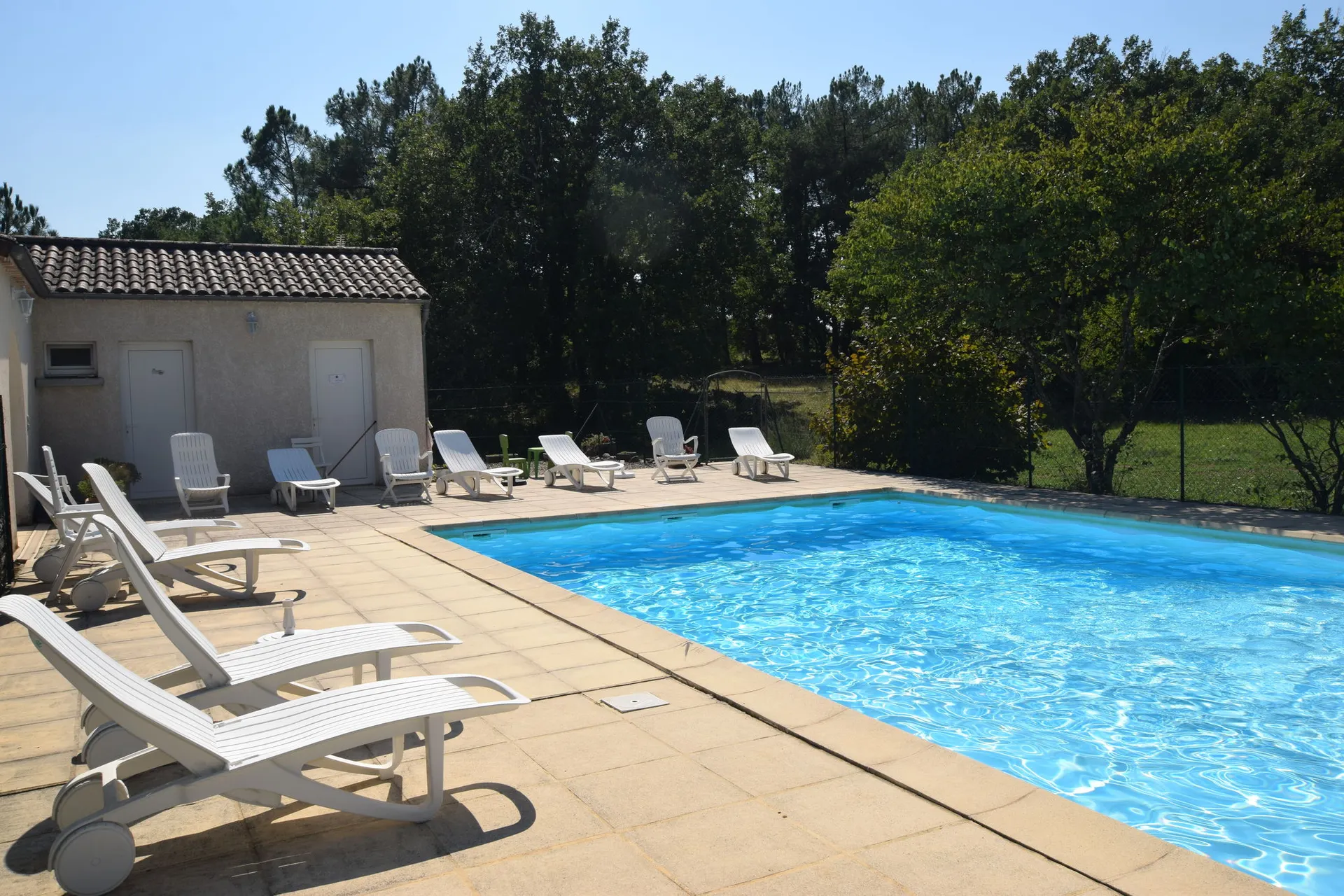 Piscine maison de vacances
