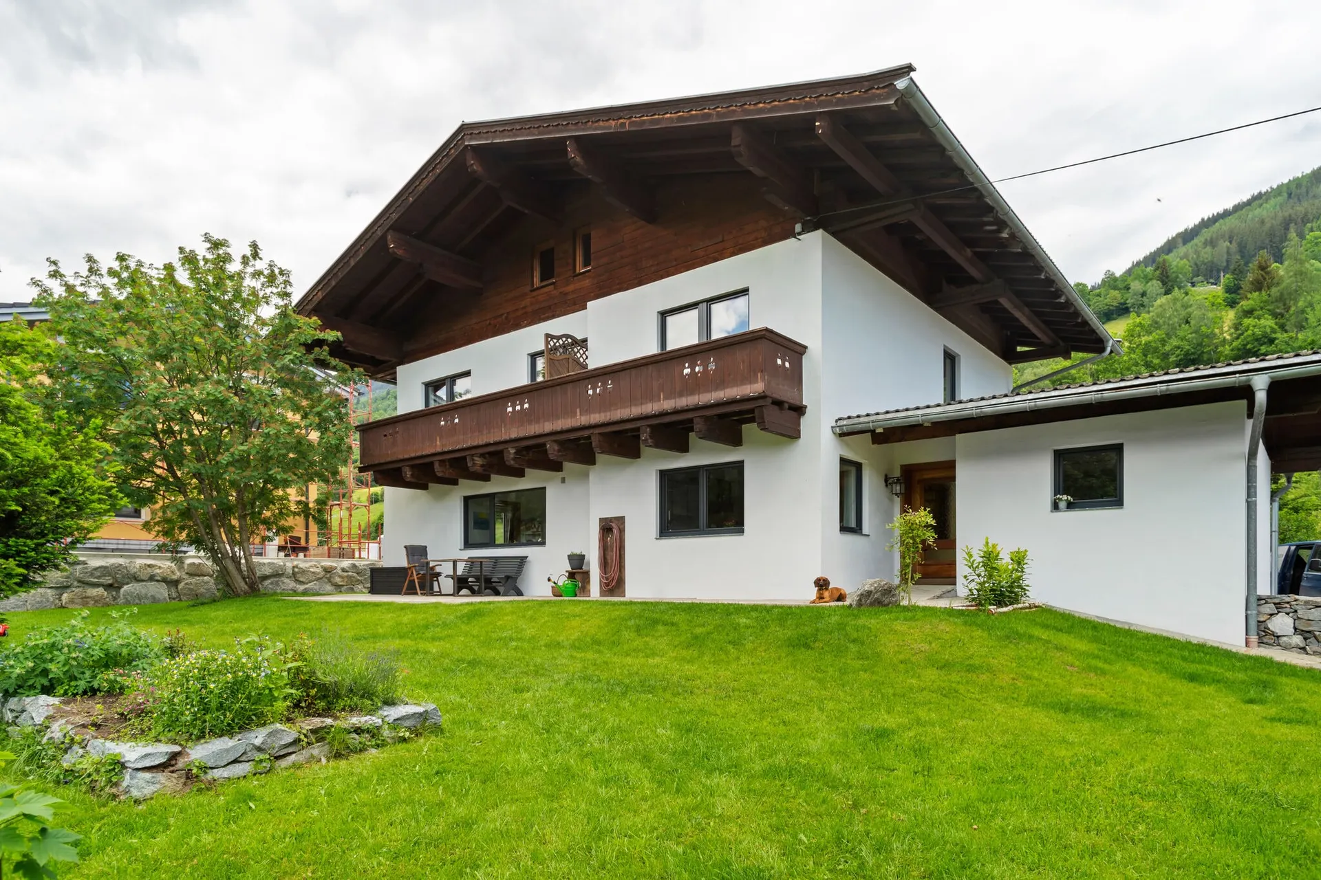 Exterieur vakantiehuis (zomer)