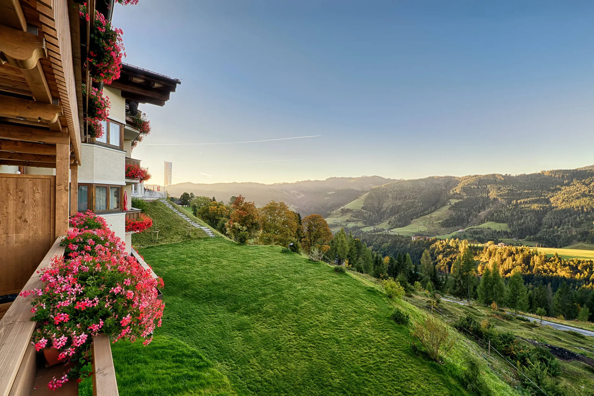 Uitzicht vanuit het hotel