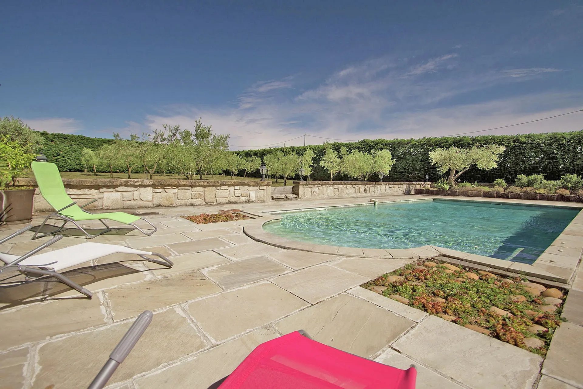 Piscine maison de vacances