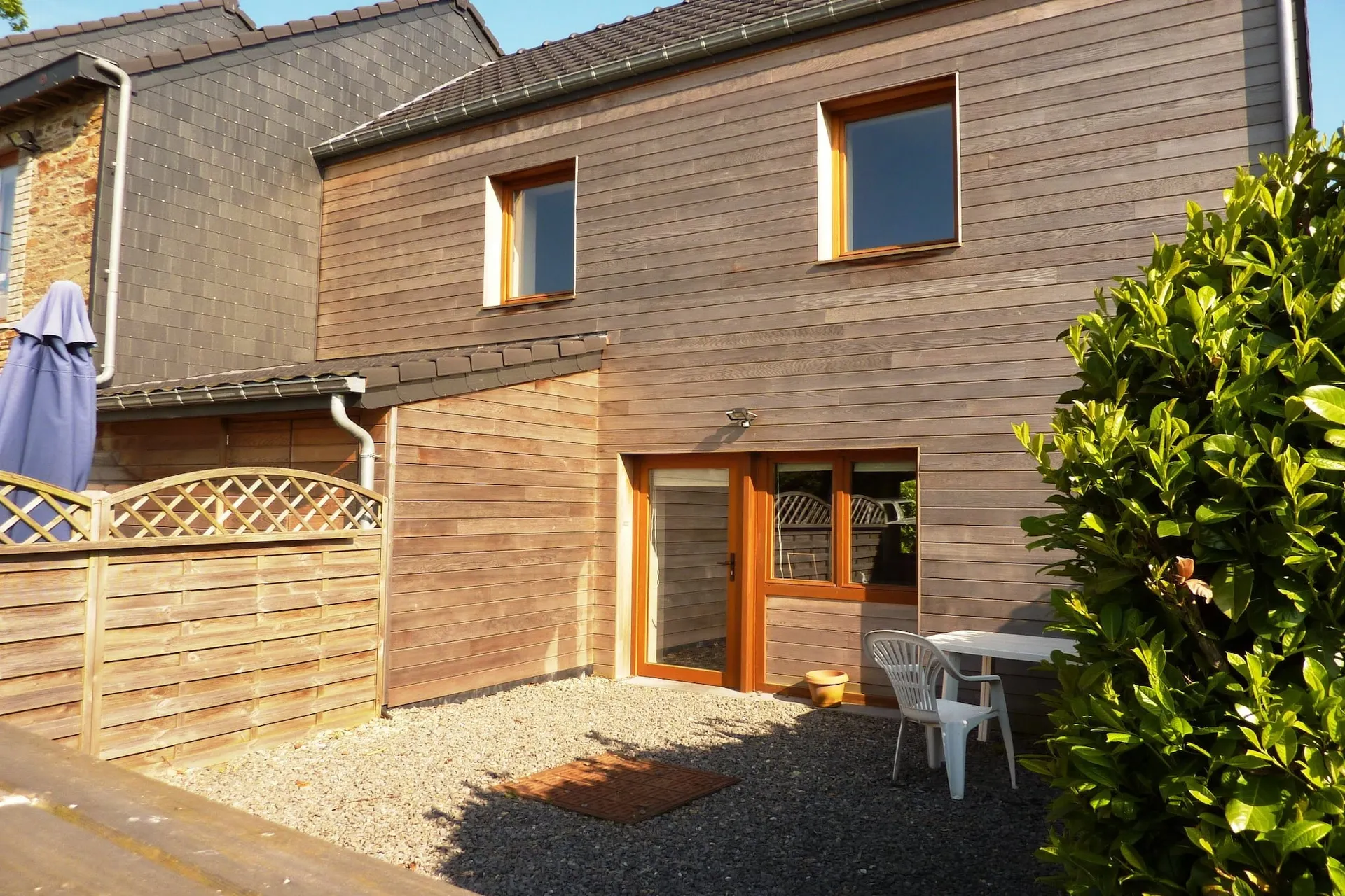 Exterieur vakantiehuis (zomer)