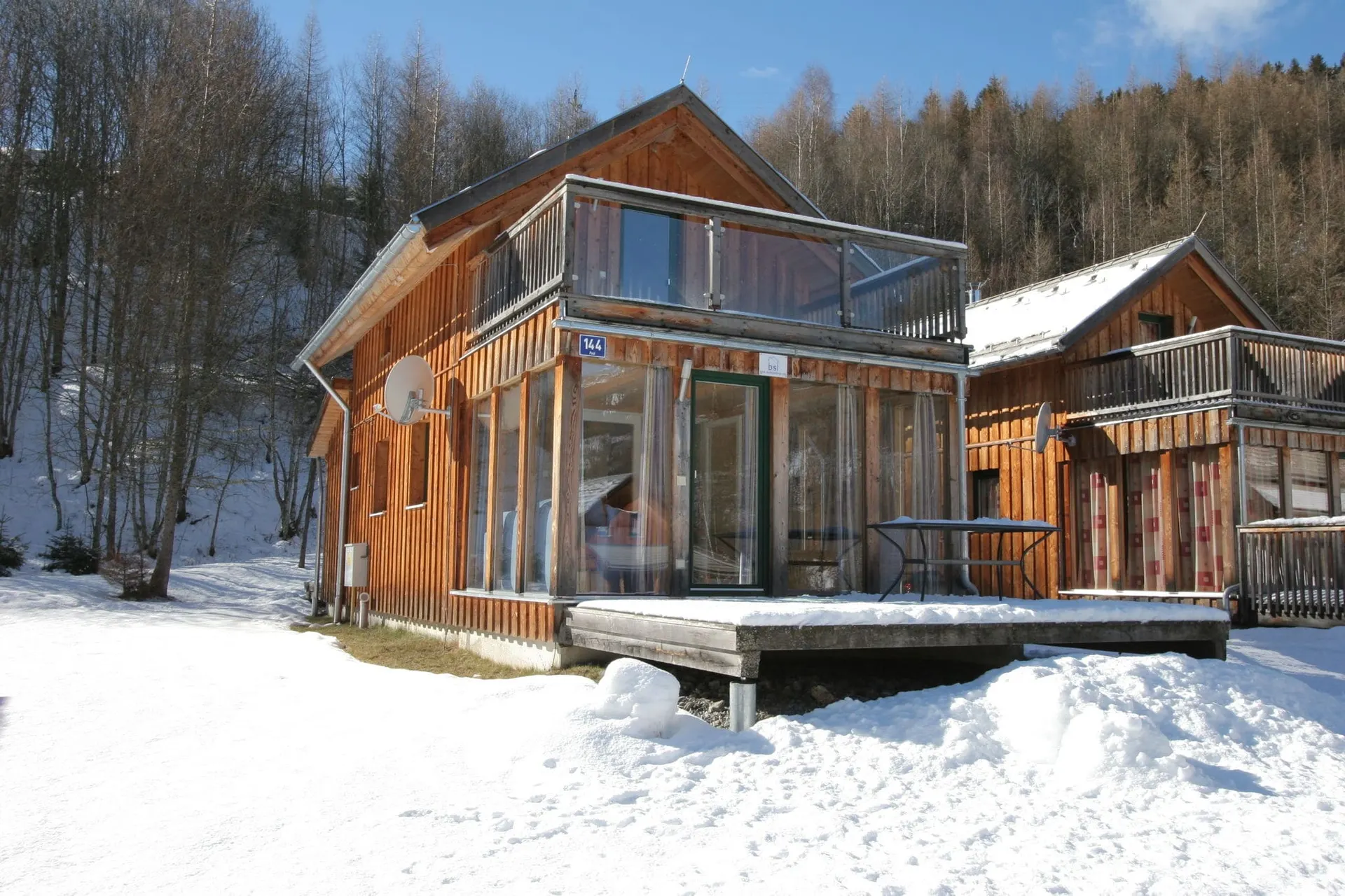 Extérieur maison de vacances (hiver)
