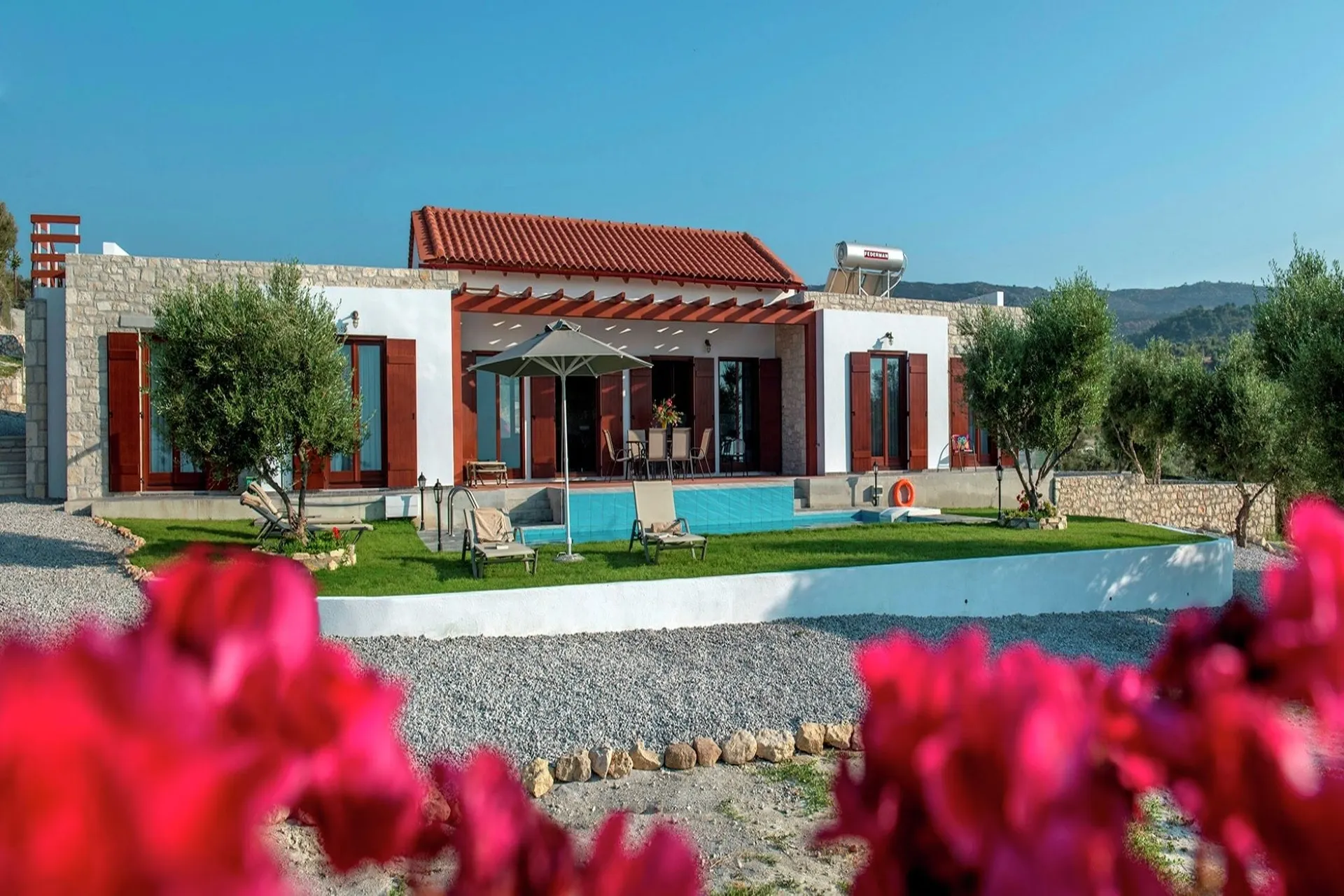 Extérieur maison de vacances (été)
