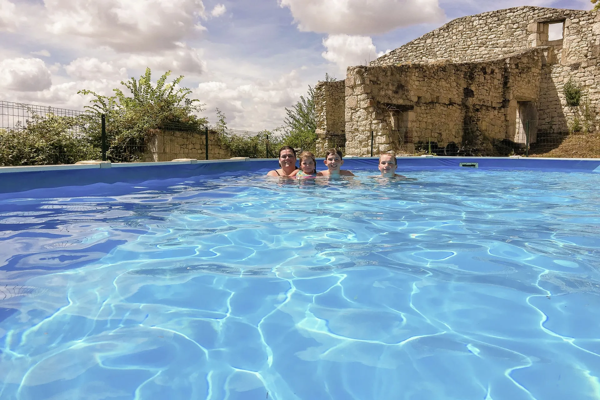Piscine maison de vacances