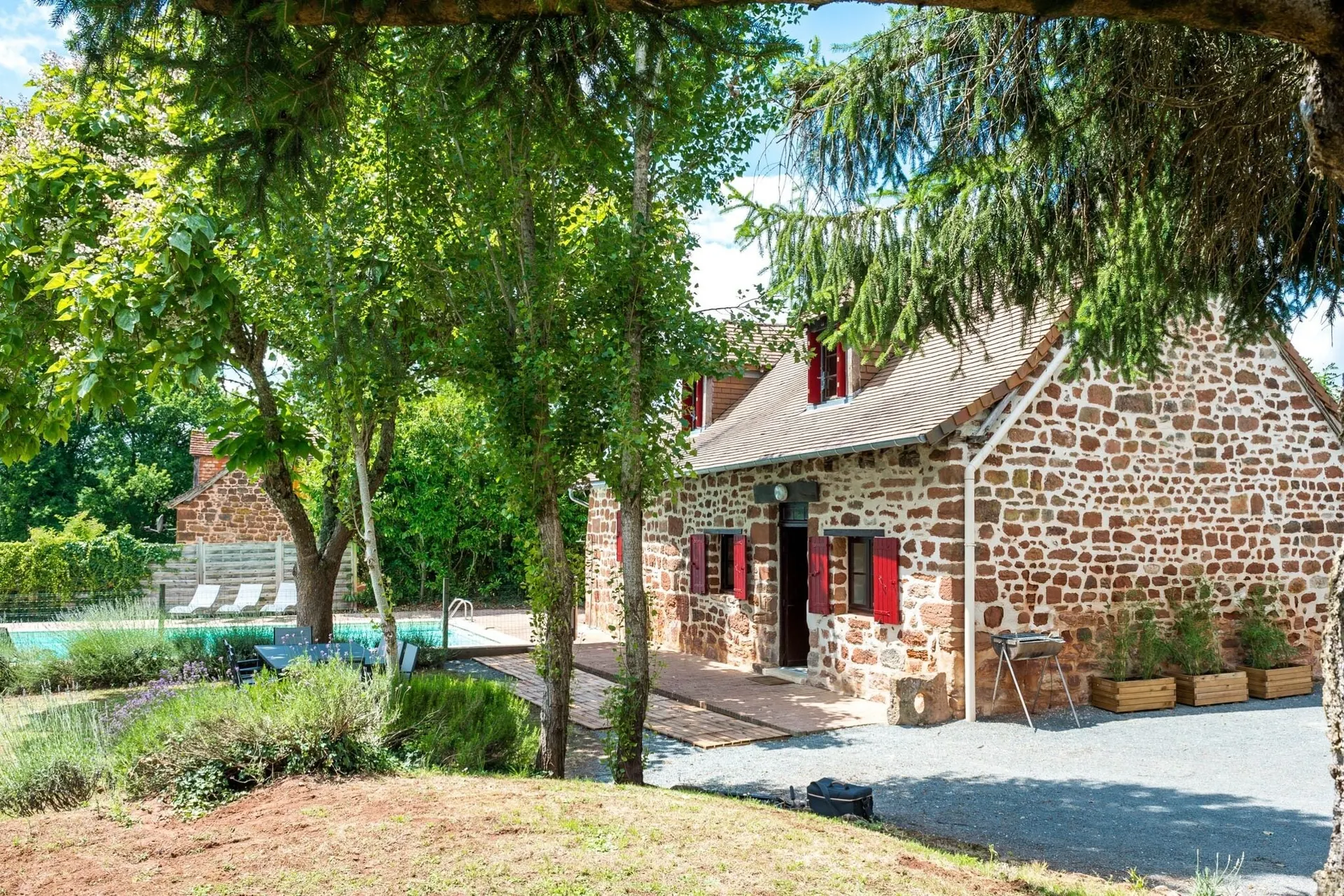Extérieur maison de vacances (été)
